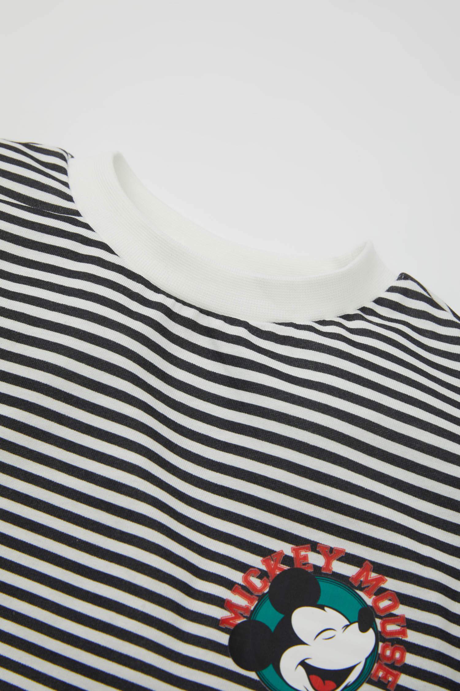 Baby Boy Disney Mickey & Minnie Striped T-Shirt
