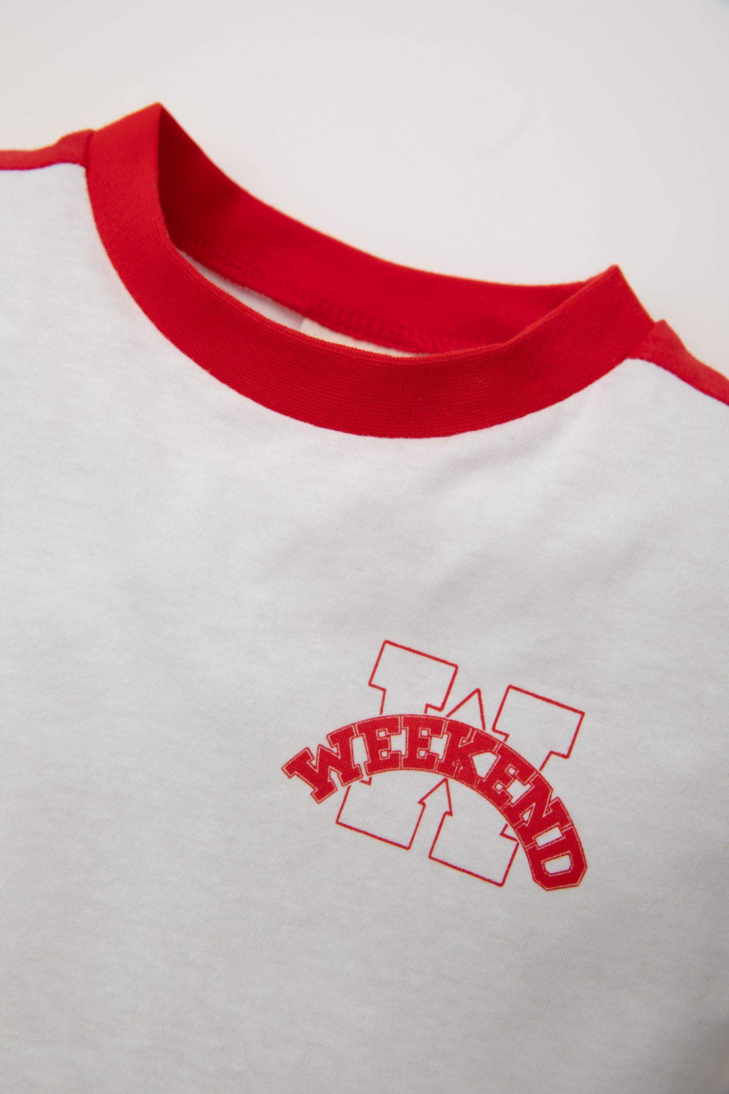 Baby Boy Regular Fit Number Patterned T-Shirt