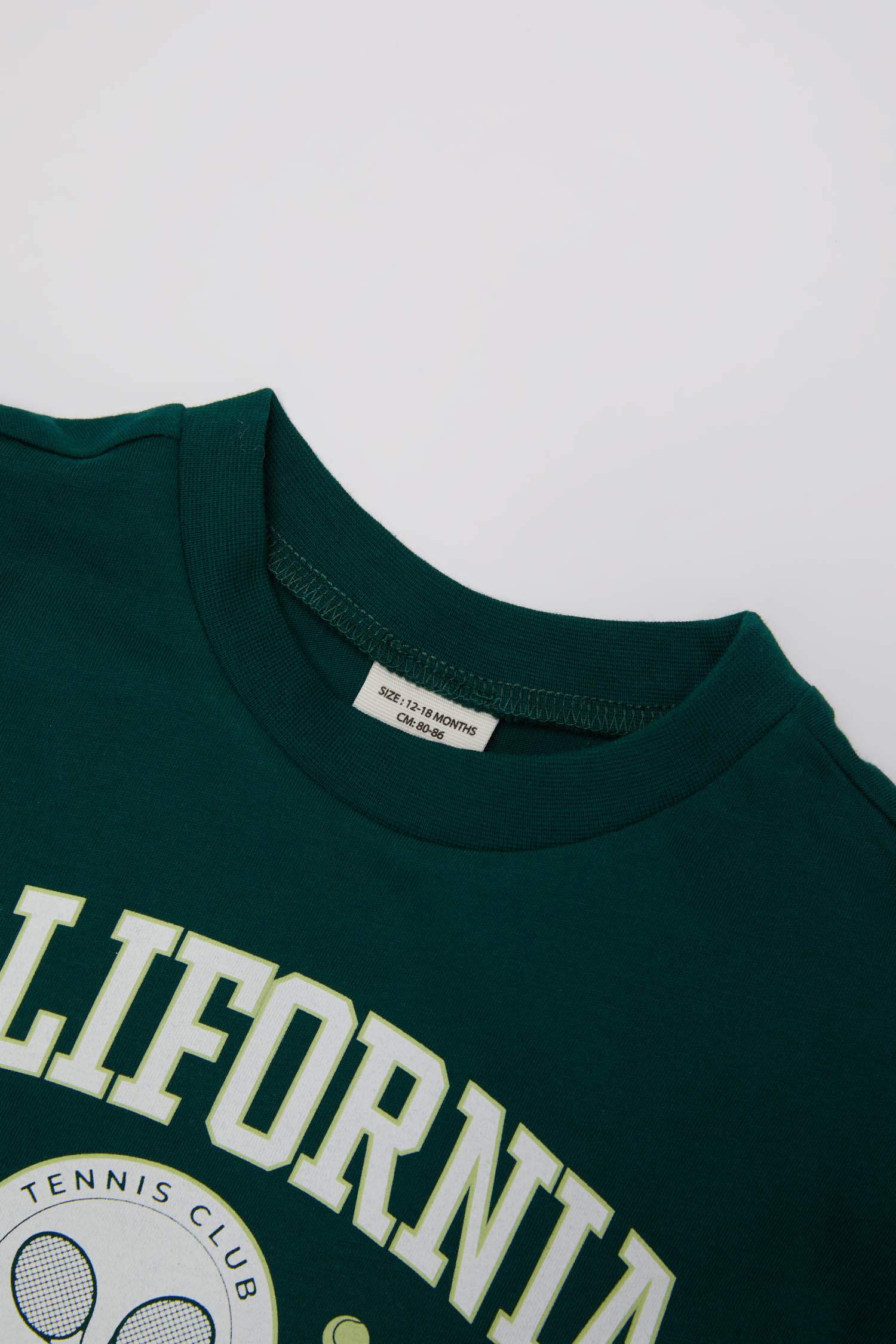 Baby Boy Regular Fit Sports Printed T-Shirt