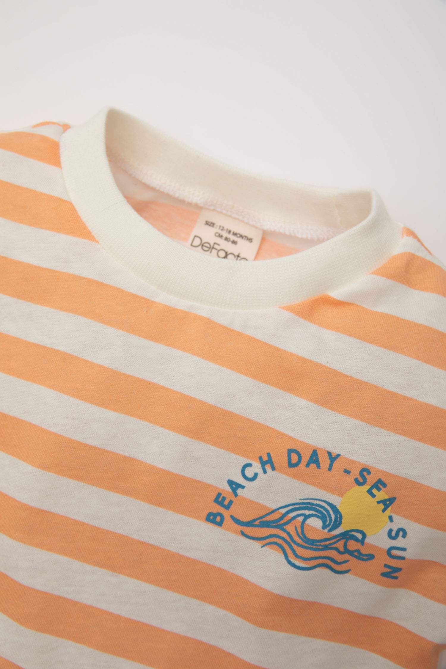 Baby Boy Regular Fit Striped T-Shirt
