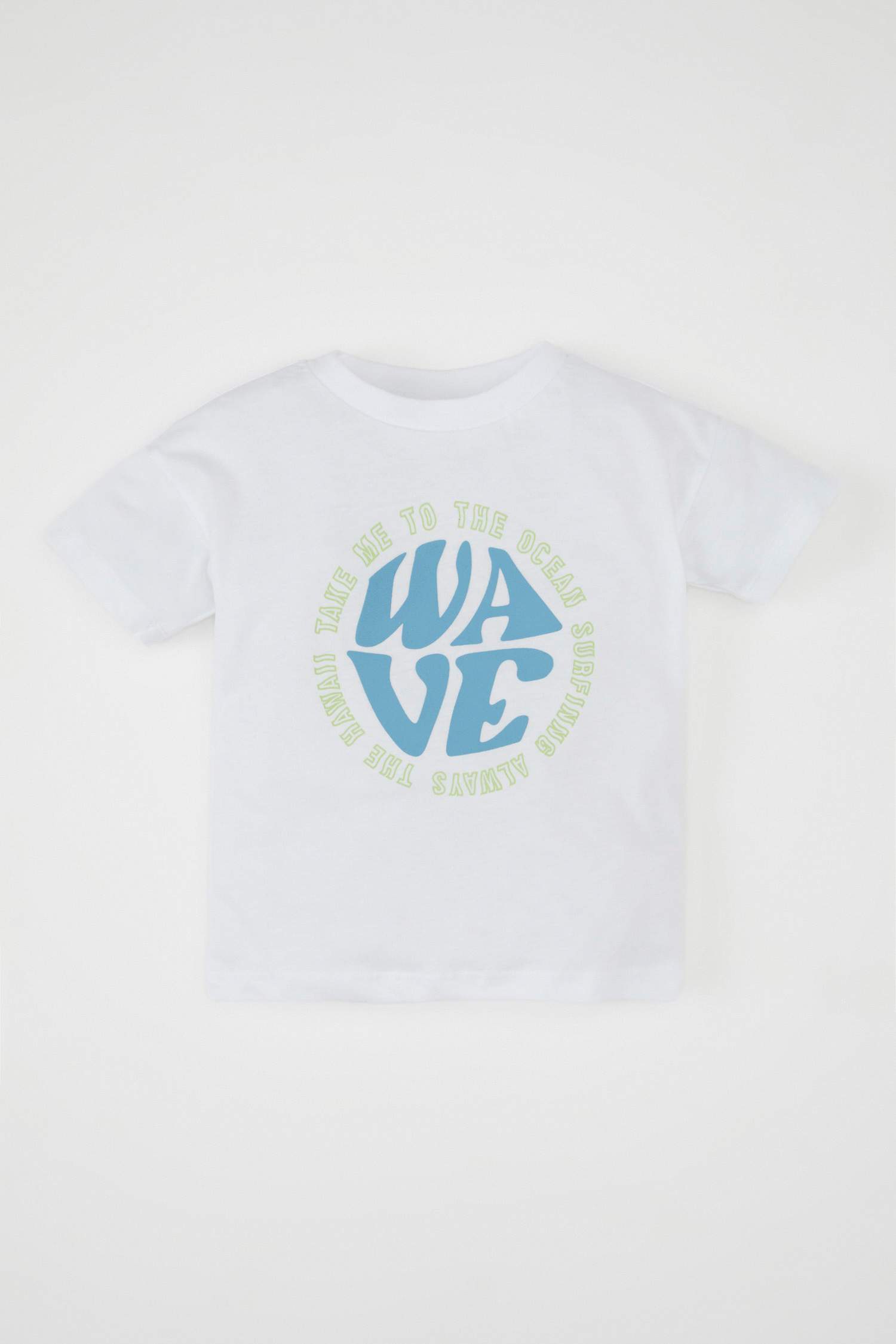 تي شيرت ولادي بطبعة شعار قصة عادية