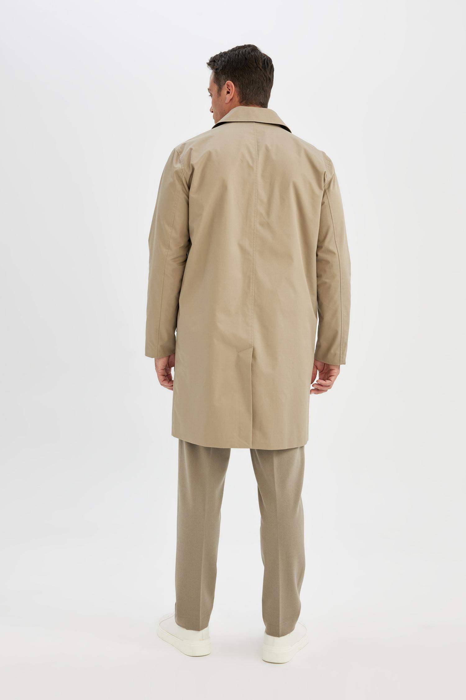 Regular Fit Cotton Coat