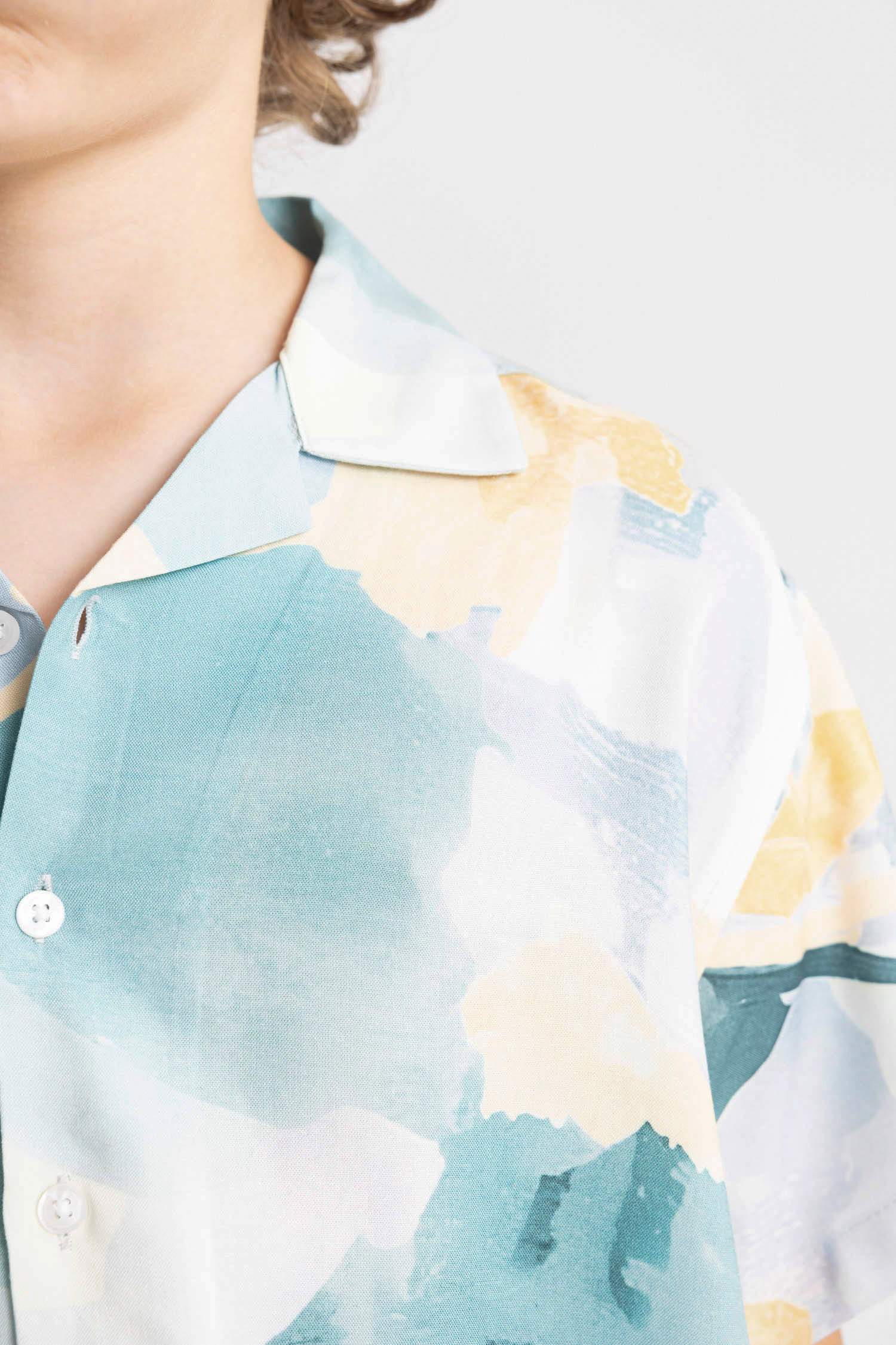 قميص بولو اولادي فيسكوز اوفر سايز