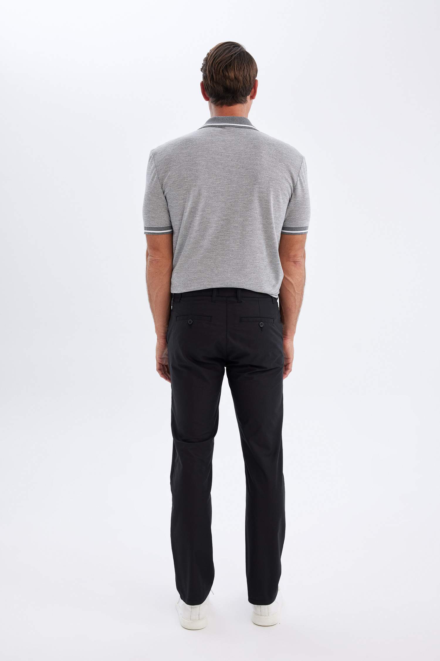 Regular Fit Normal Kesim Yazlık Düz Paça Chino Kanvas Pantolon