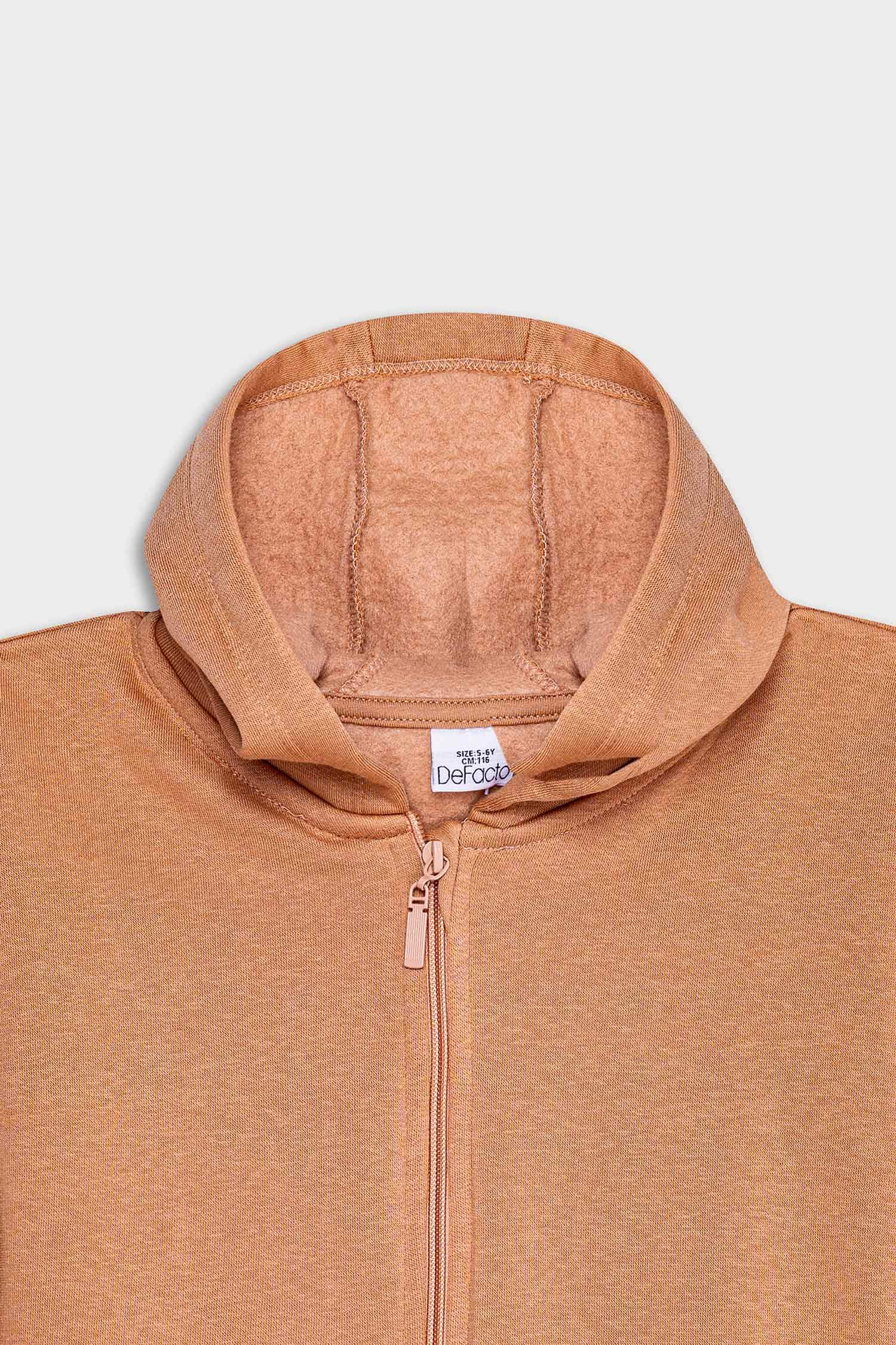 كارديجان بيبي بناتي بني قصة عادية بكابيشون ببطانة ناعمة