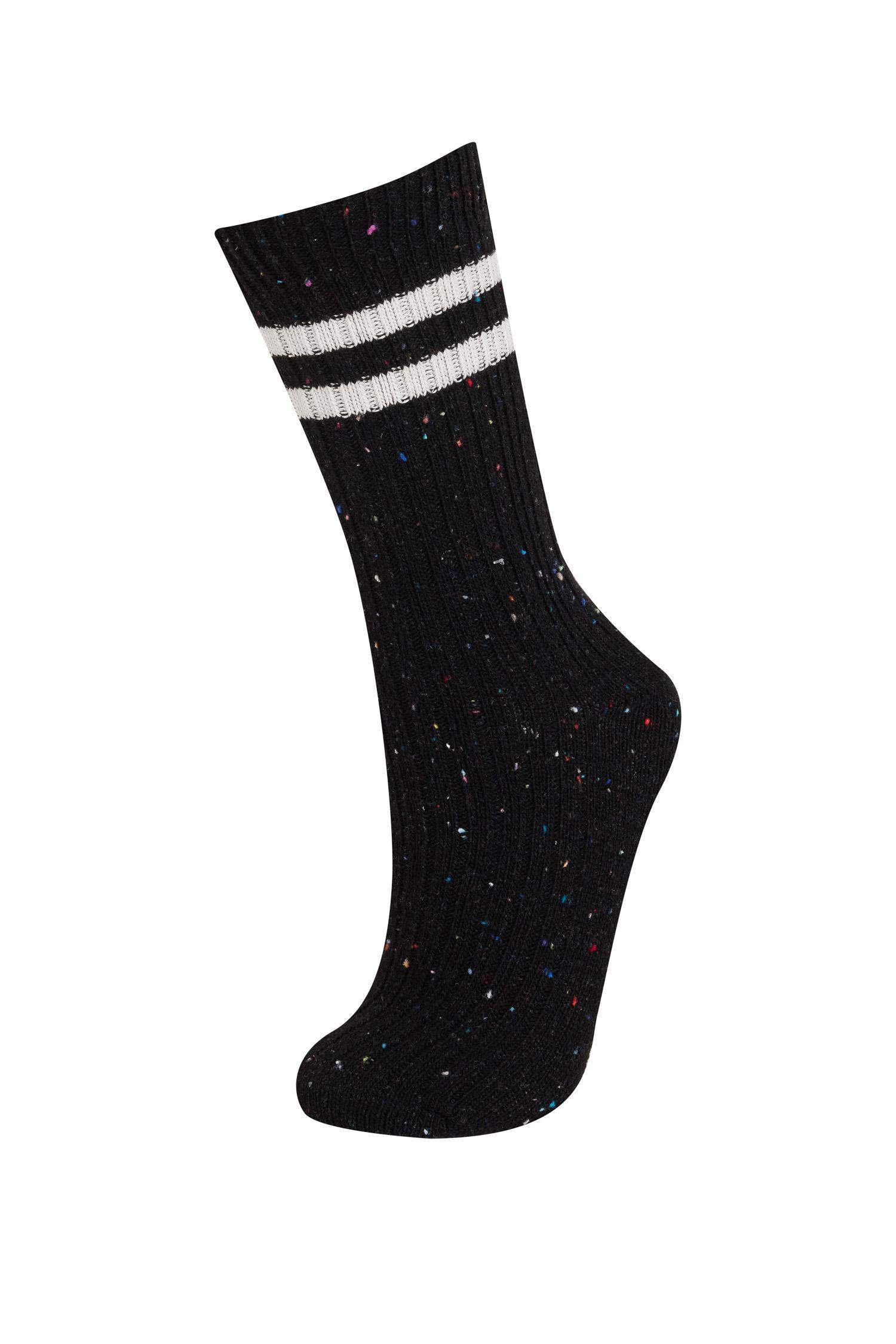 Erkek 2'li Pamuklu Kışlık Bot Çorabı