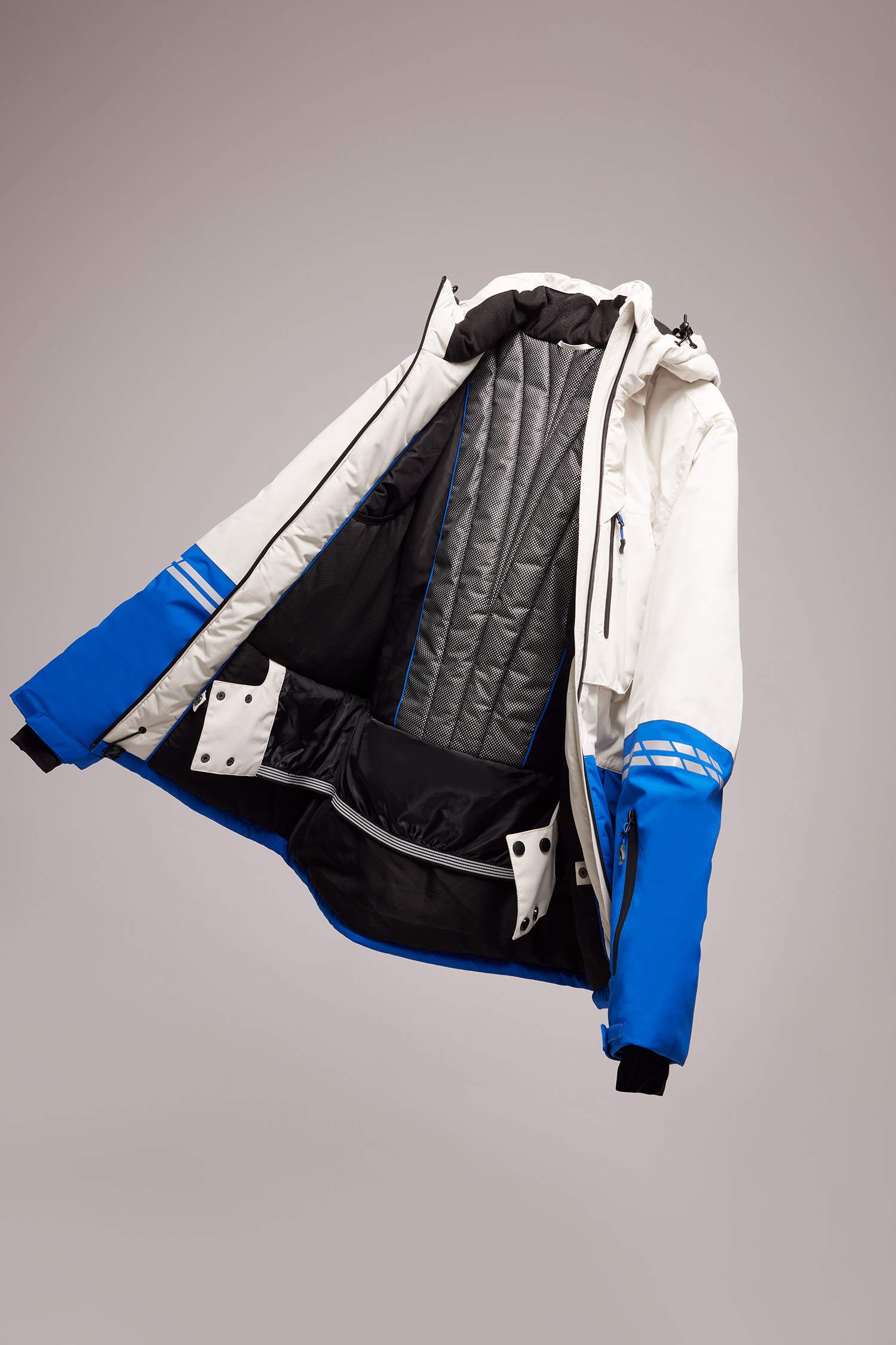 DeFactoFit Su Geçirmez Kayak Montu Su Geçirmez Kapüşonlu Fermuarlı Cepli