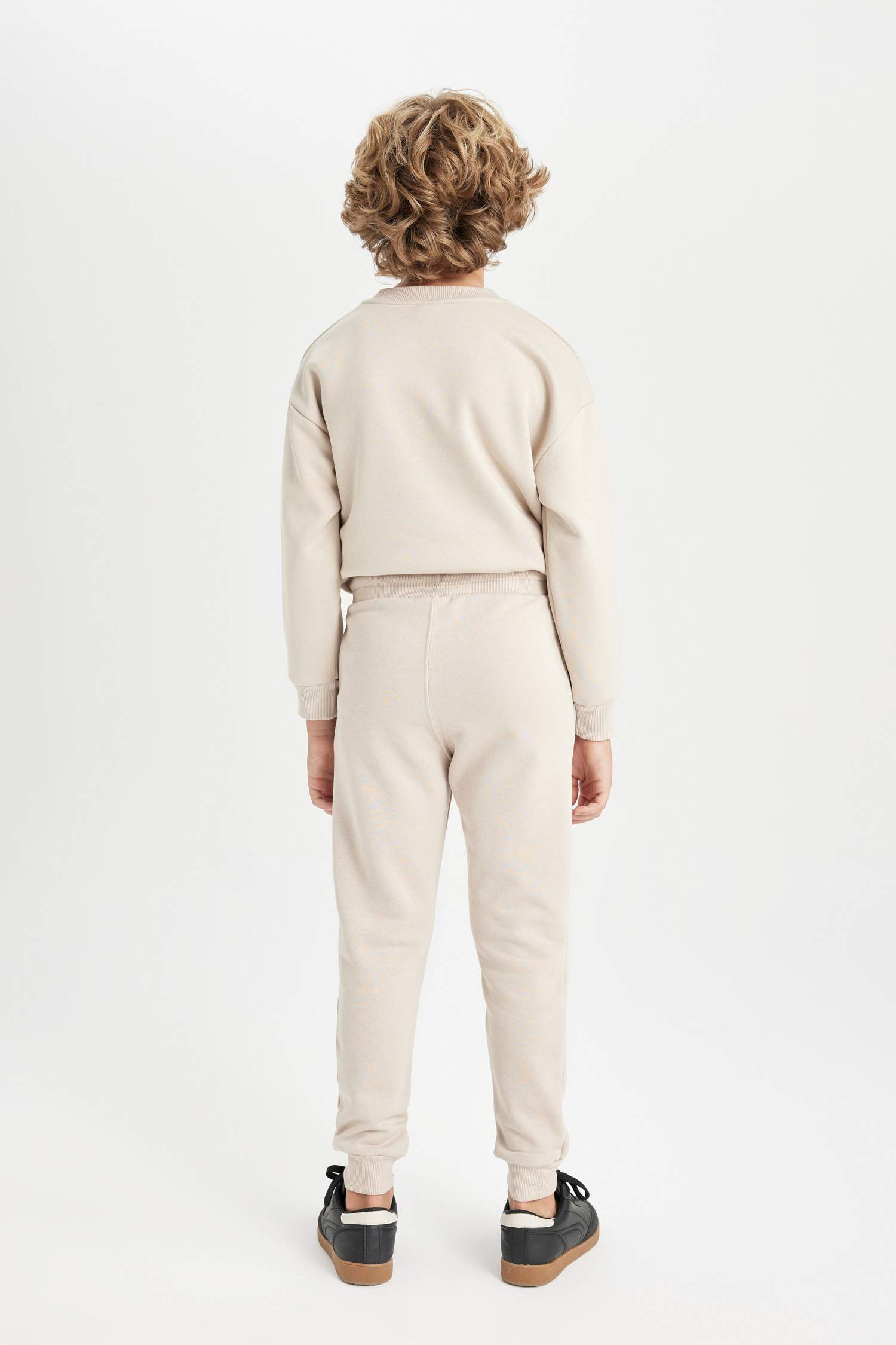 Erkek Çocuk Baskılı Beli Paçası Lastikli Cepli Jogger Okul Eşofman Altı