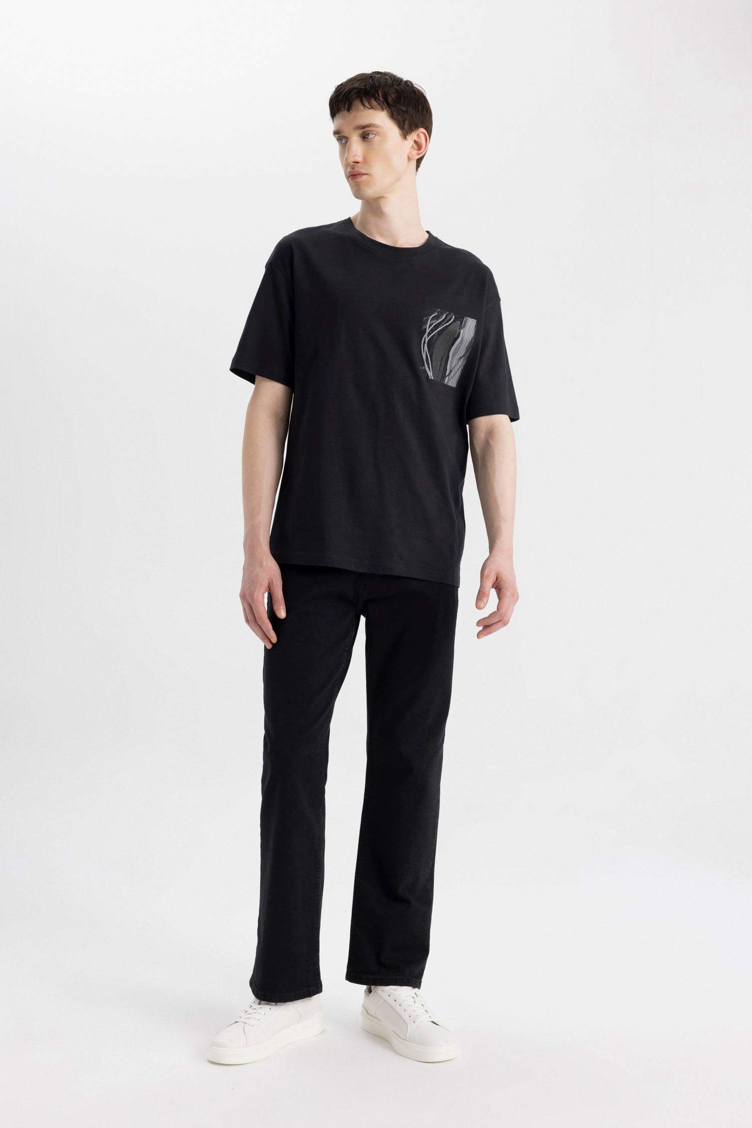 Diago Comfort Fit Rahat Kalıp Yüksek Bel Geniş Paça Jean Pantolon