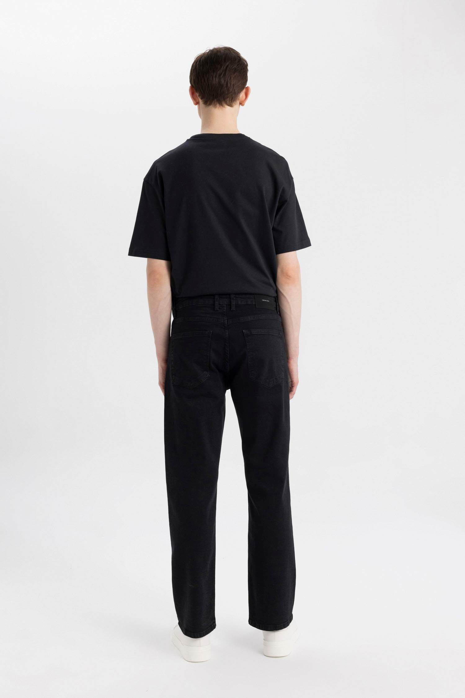 Diago Comfort Fit Rahat Kalıp Yüksek Bel Geniş Paça Jean Pantolon