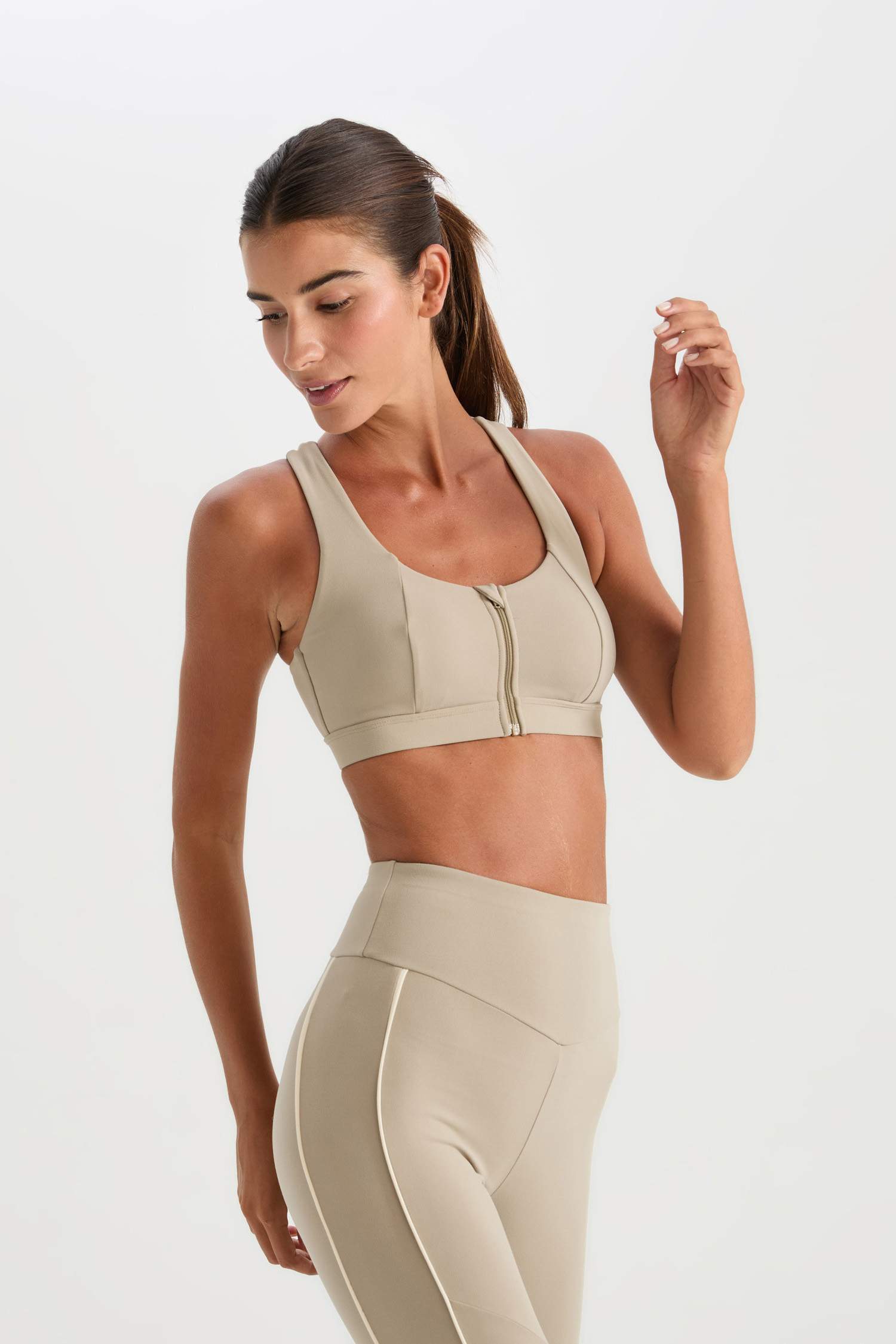 Спортивный бюстгальтер на молнии, DeFactoFit