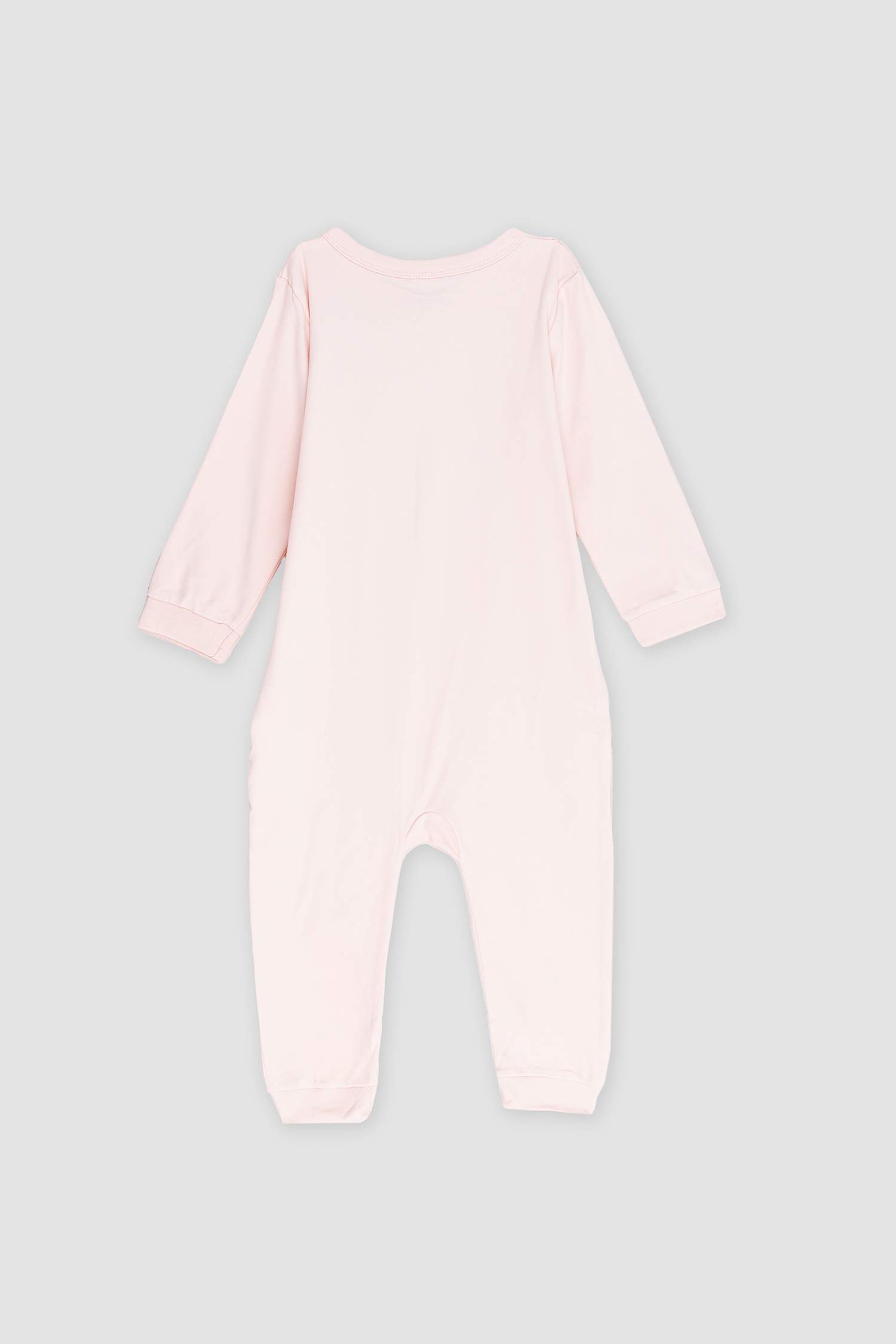 Baby Girl Newborn Heart Patterned 2 Piece Jumpsuit