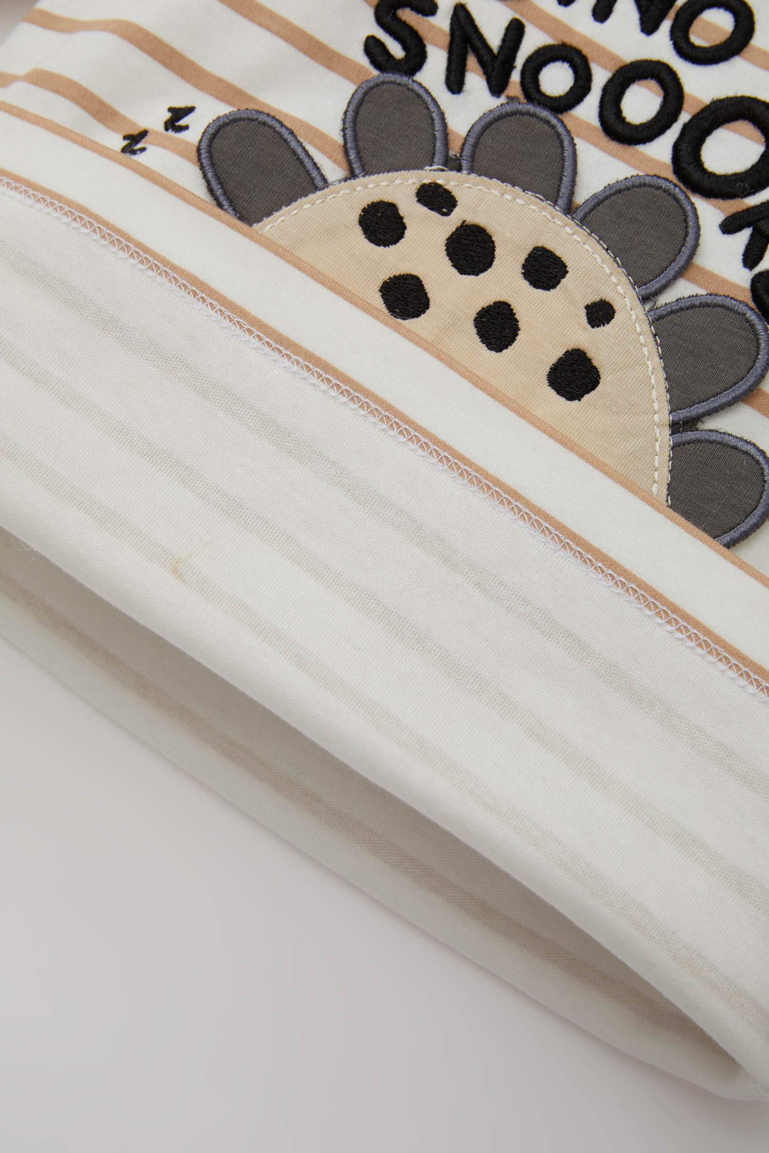 سيت بجامة ولادي مخطط محبوك - قطعتين