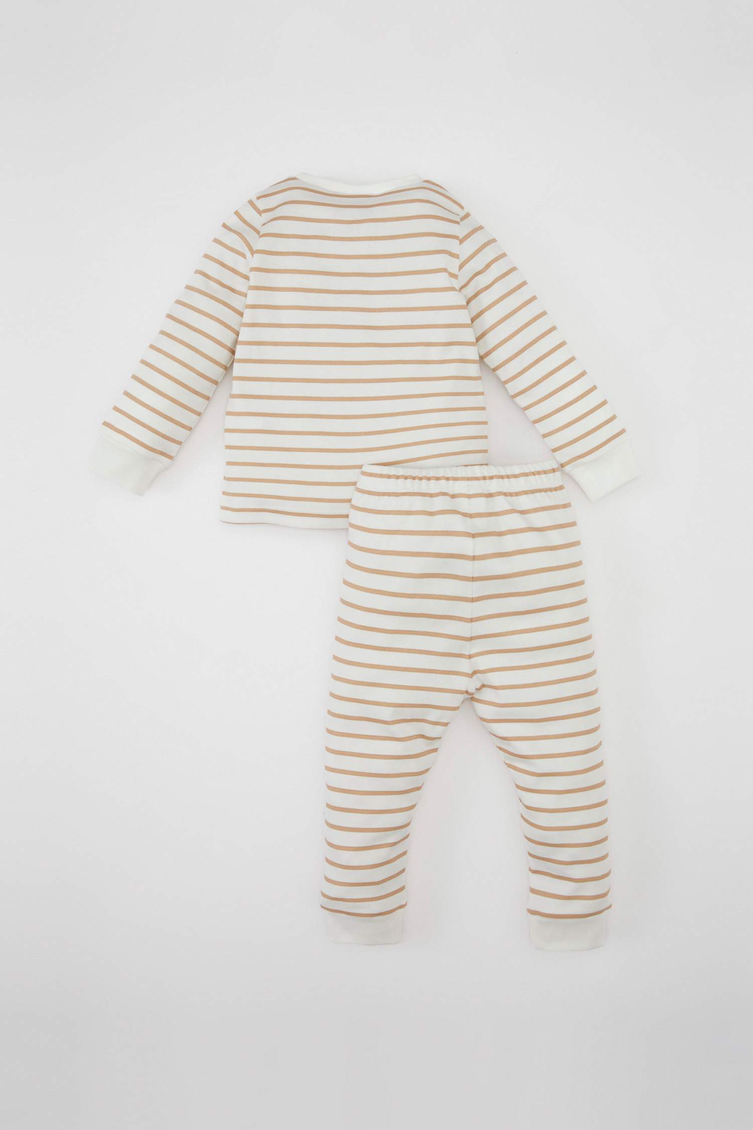 سيت بجامة ولادي مخطط محبوك - قطعتين