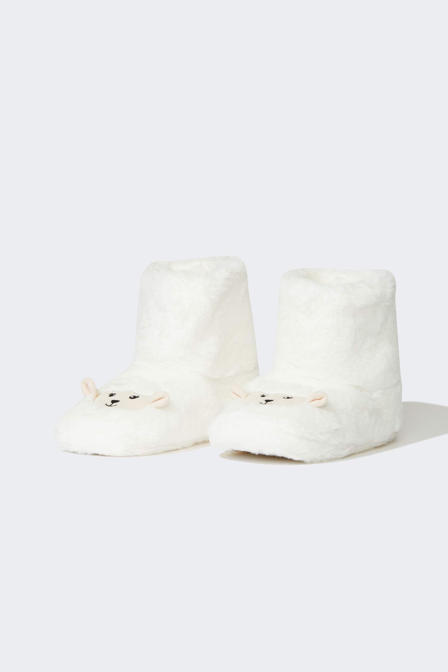 Pantoufles hautes à Semelle Plate pour Femme