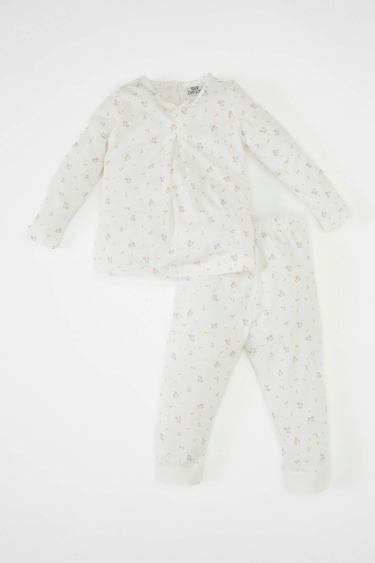 Baby Girl Floral Cotton 2 Piece Pajama Set