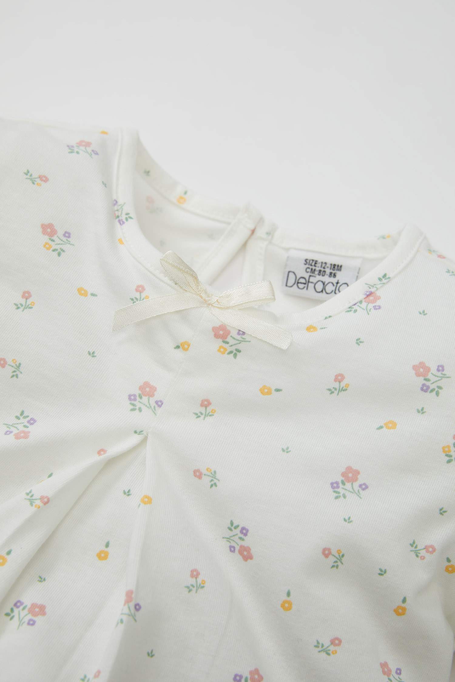 Baby Girl Floral Cotton 2 Piece Pajama Set