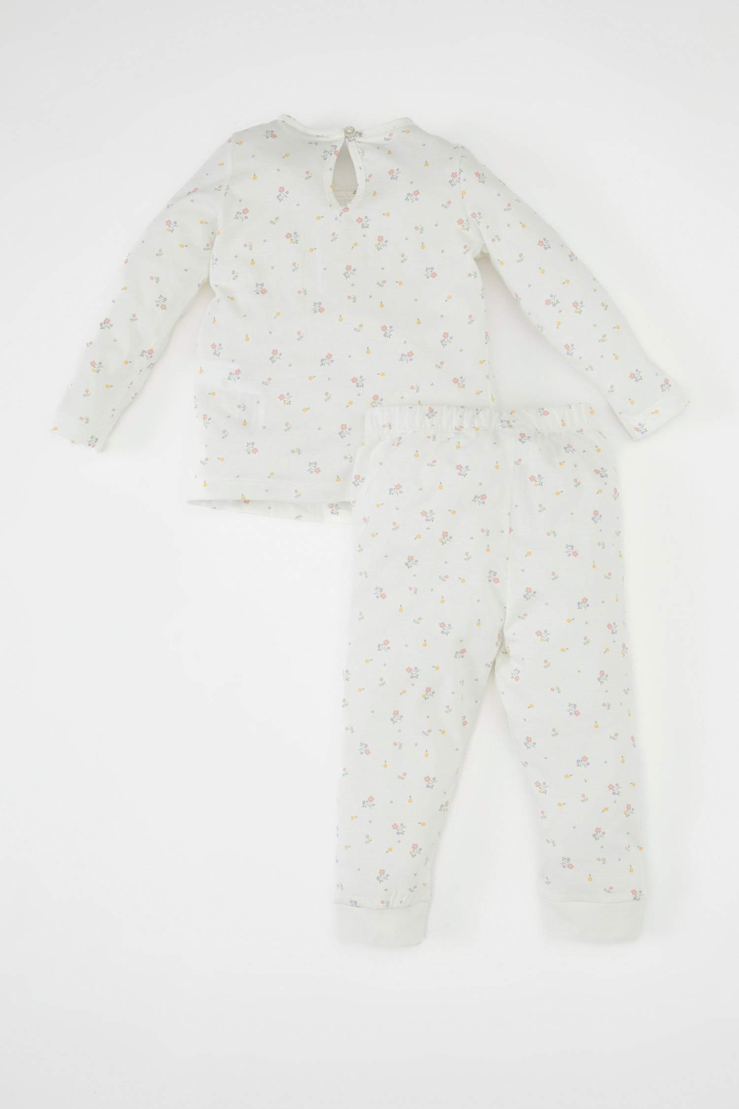 Baby Girl Floral Cotton 2 Piece Pajama Set
