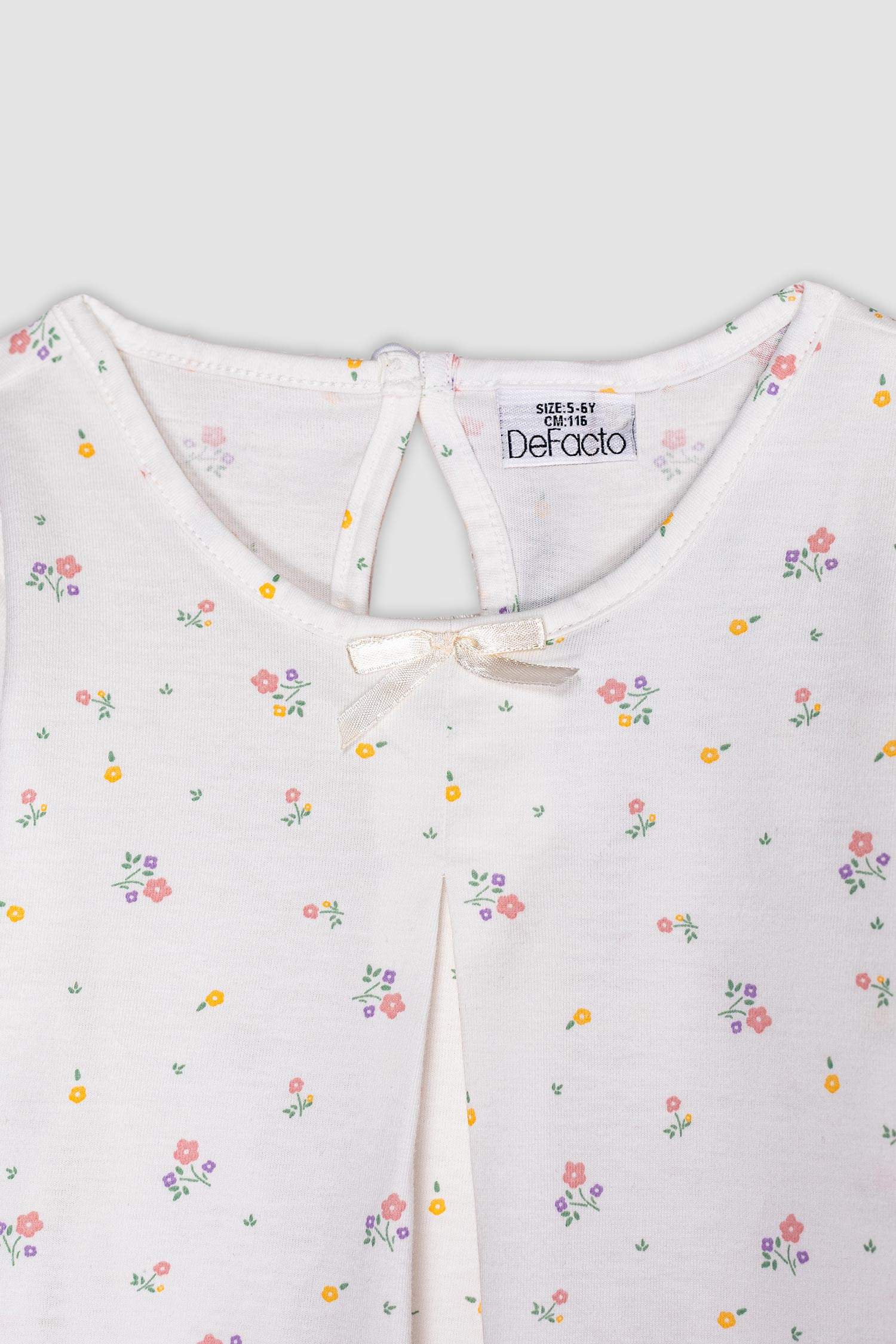 Baby Girl Floral Cotton 2 Piece Pajama Set