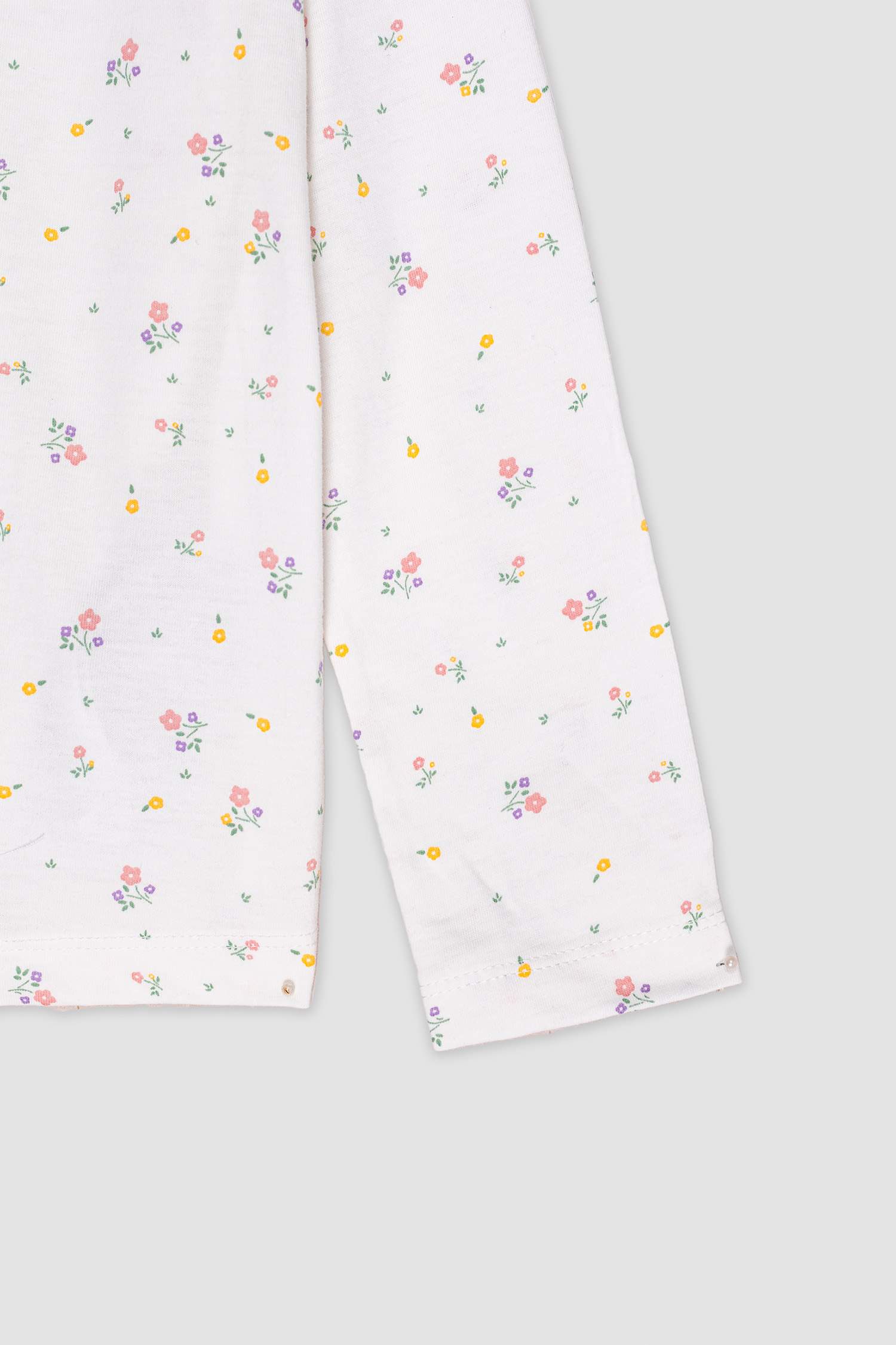 Baby Girl Floral Cotton 2 Piece Pajama Set