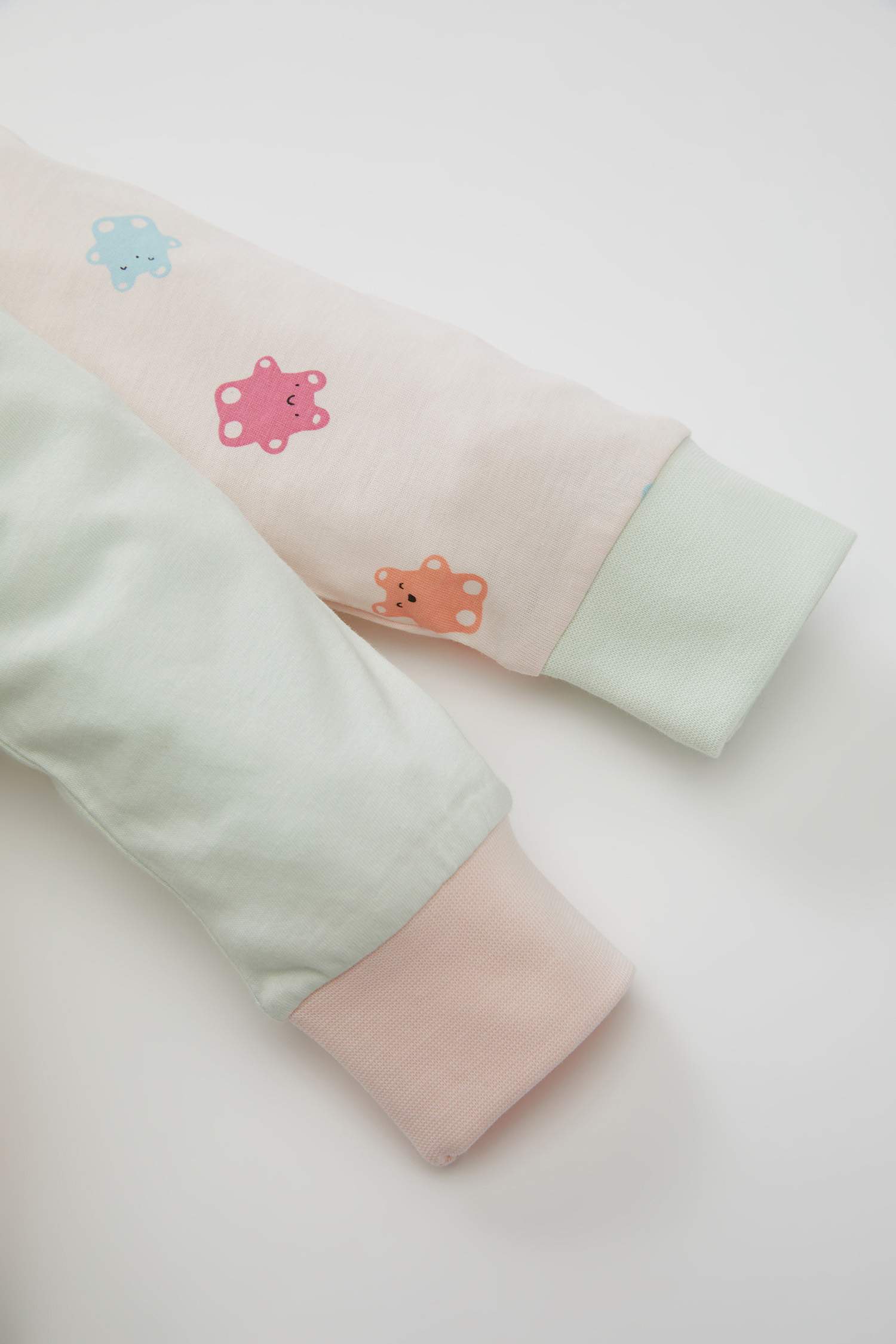 Girl Food Printed Cotton 4 Piece Pajama Set