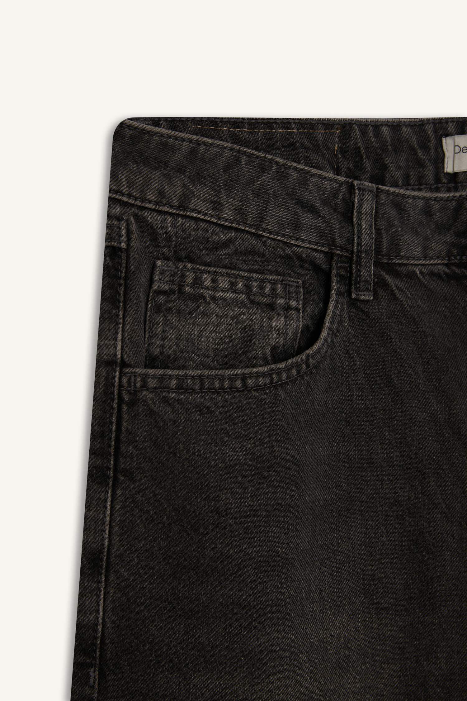 90's Slim Fit Dar Kalıp Yüksek Bel Dar Paça Jean Pantolon