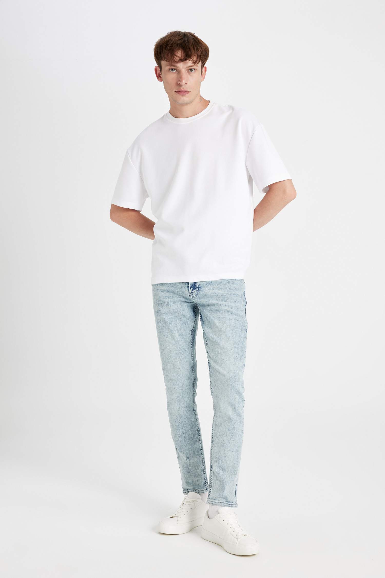 Carlo Skinny Fit Normal Waist Extra Narrow Leg Jeans