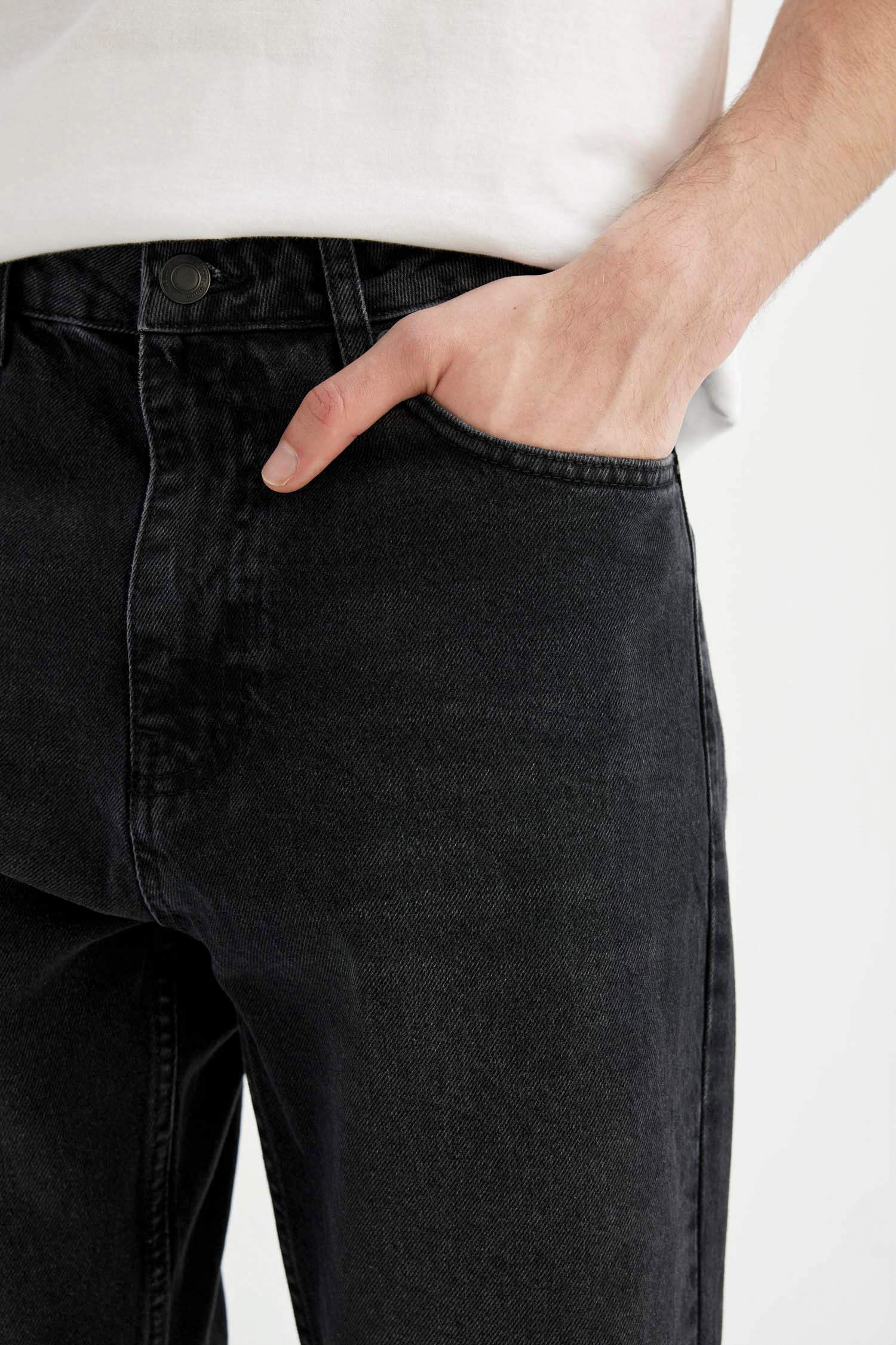 90's Slim Fit Dar Kalıp Yüksel Bel Dar Paça Jean Pantolon