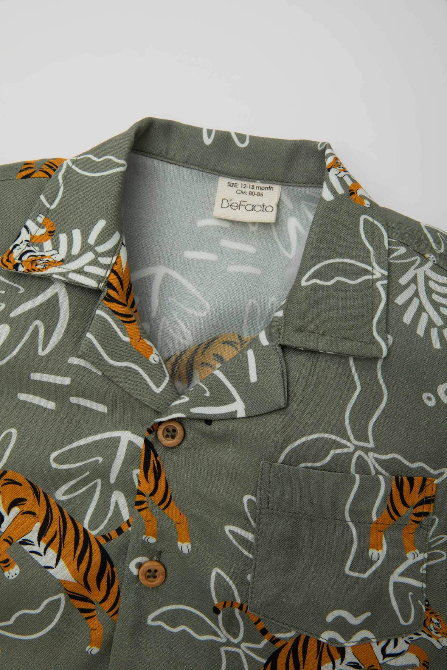 قميص ولادي نص ردن قصة عادية بياخة عالية