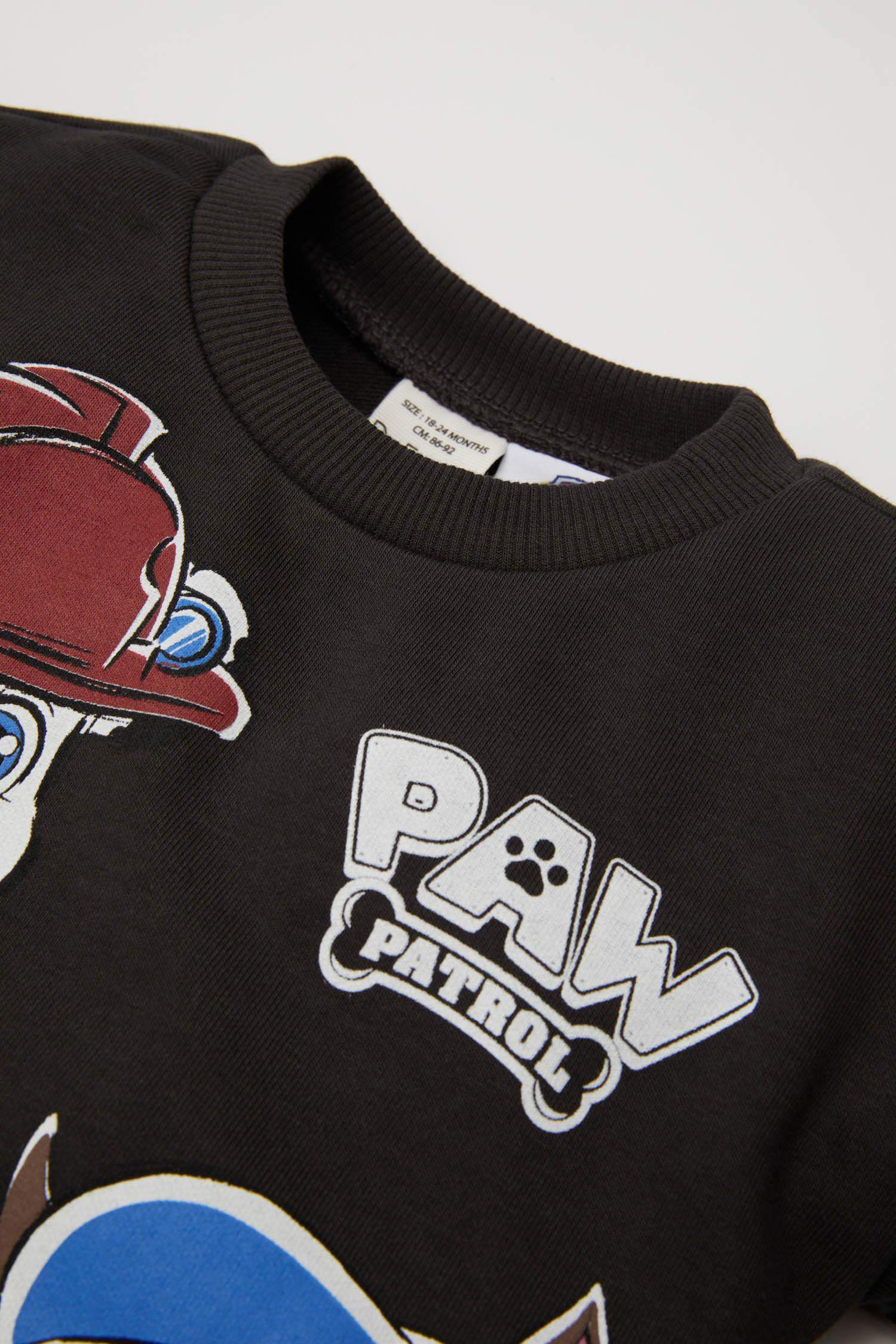 Erkek Bebek 2'li Takım Paw Patrol Sweatshirt Beli Lastikli Jogger Eşofman Altı