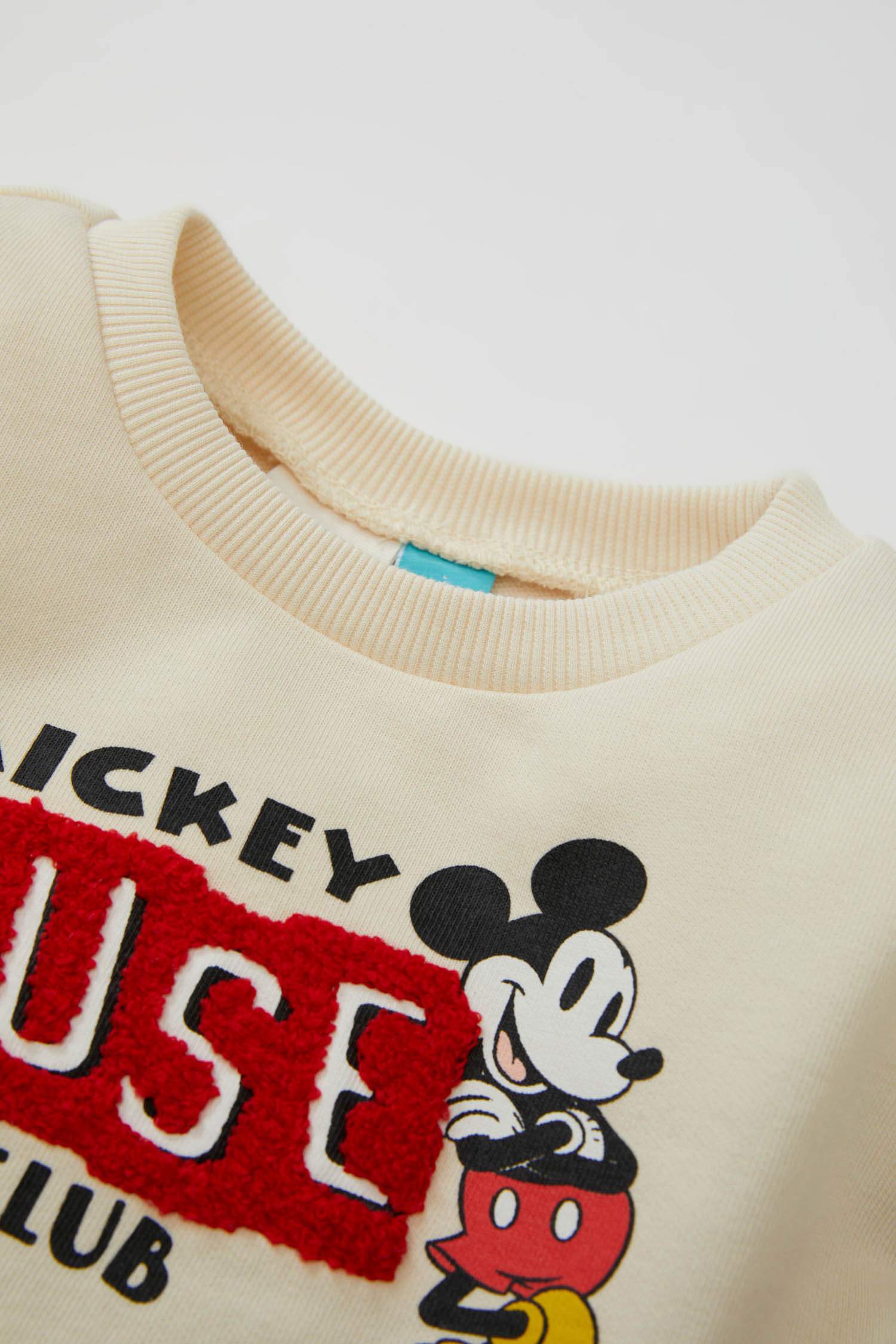طقم بيبي اولادي سويت شيرت وسويت بانتس قصة عادية من ديزني ميكي وميني - قطعتين
