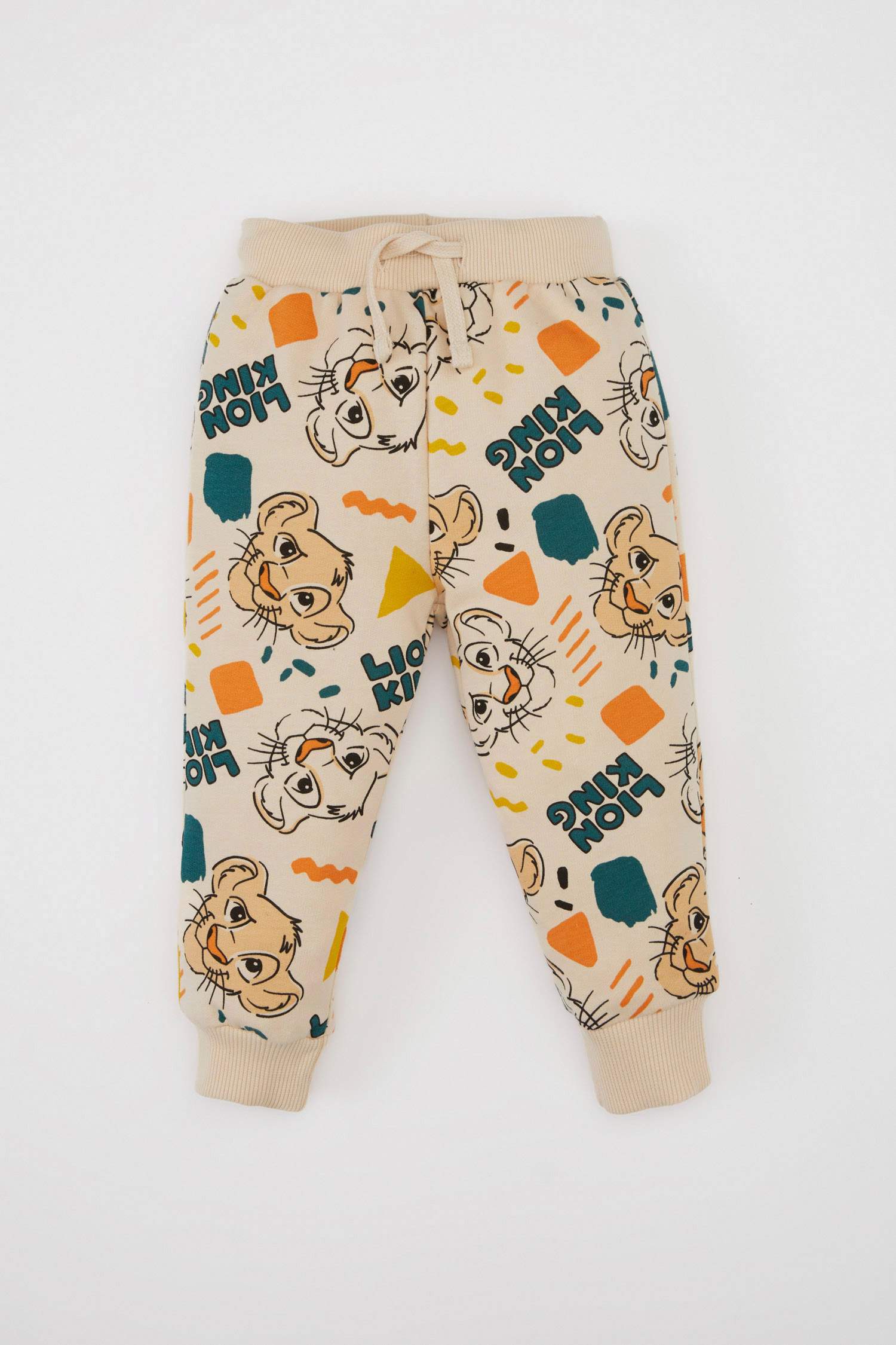 طقم بيبي اولادي سويت شيرت وسويت بانتس قصة عادية من ليون كنج - قطعتين