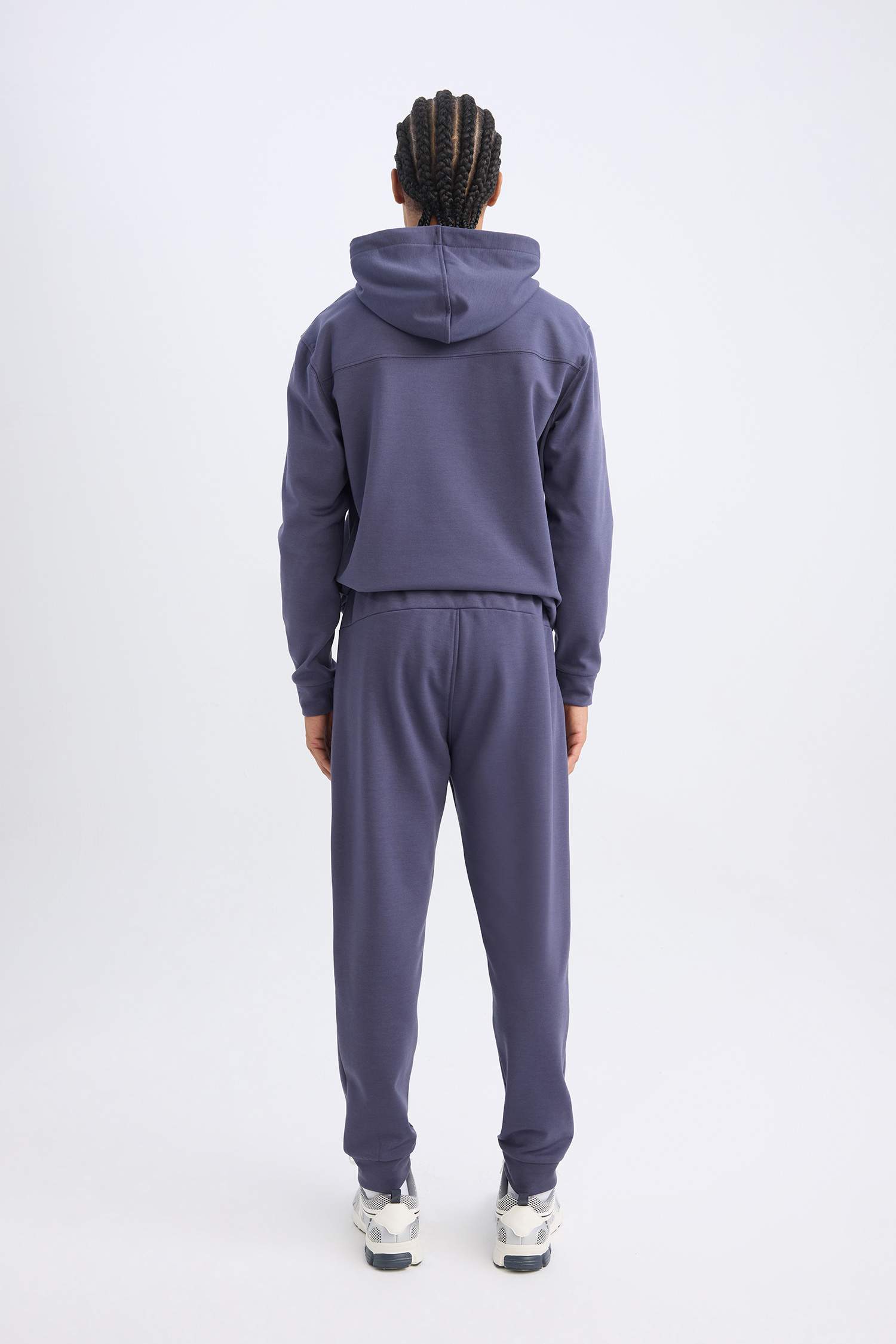 Sporcu Jogger Eşofman Altı Skuba Dalgıç Kumaş  Standart Fit Beli Bağcıklı Lastikli Paça