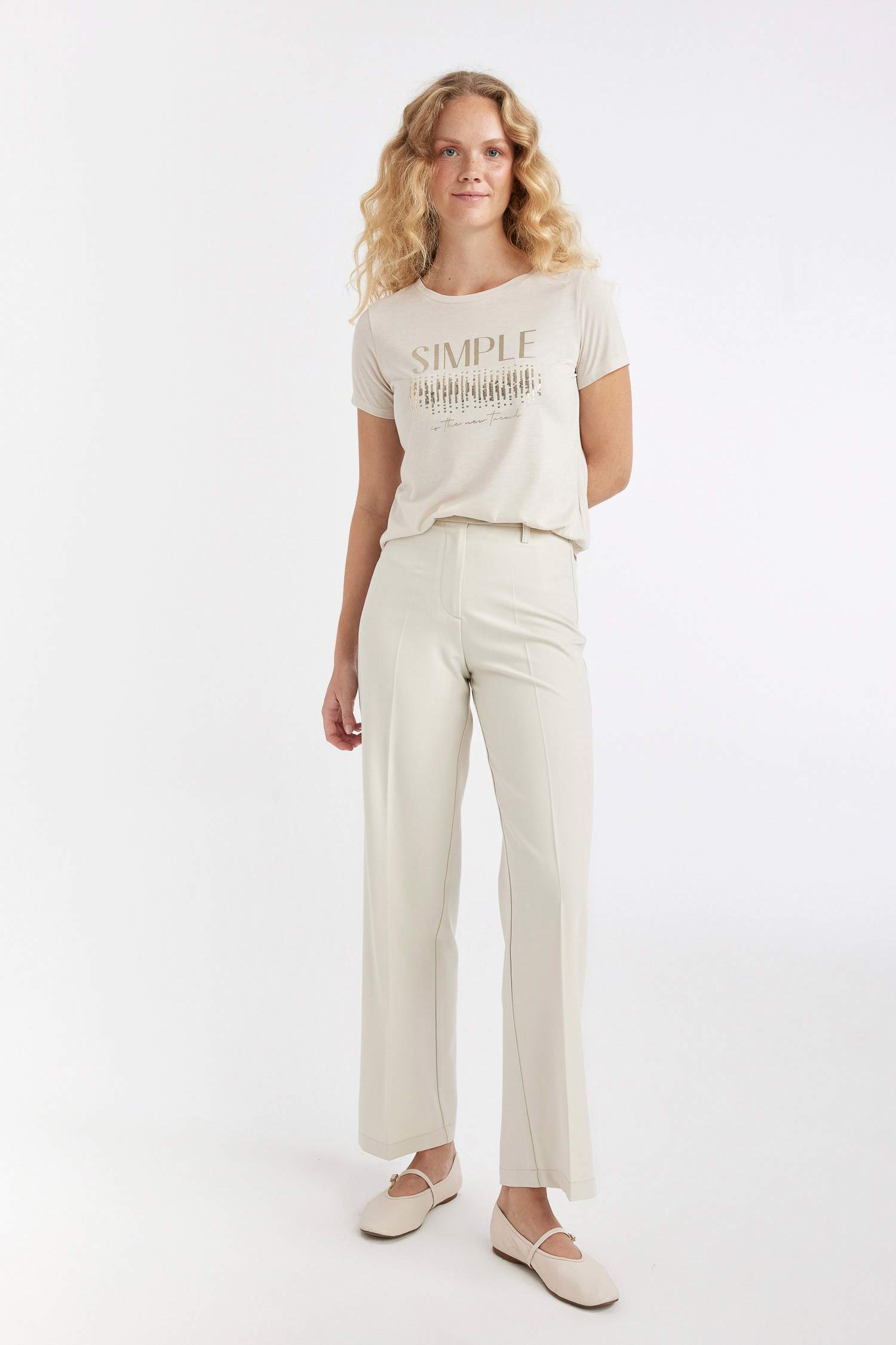 T-Shirt imprimé Coupe Régulière Col Ras Du Cou