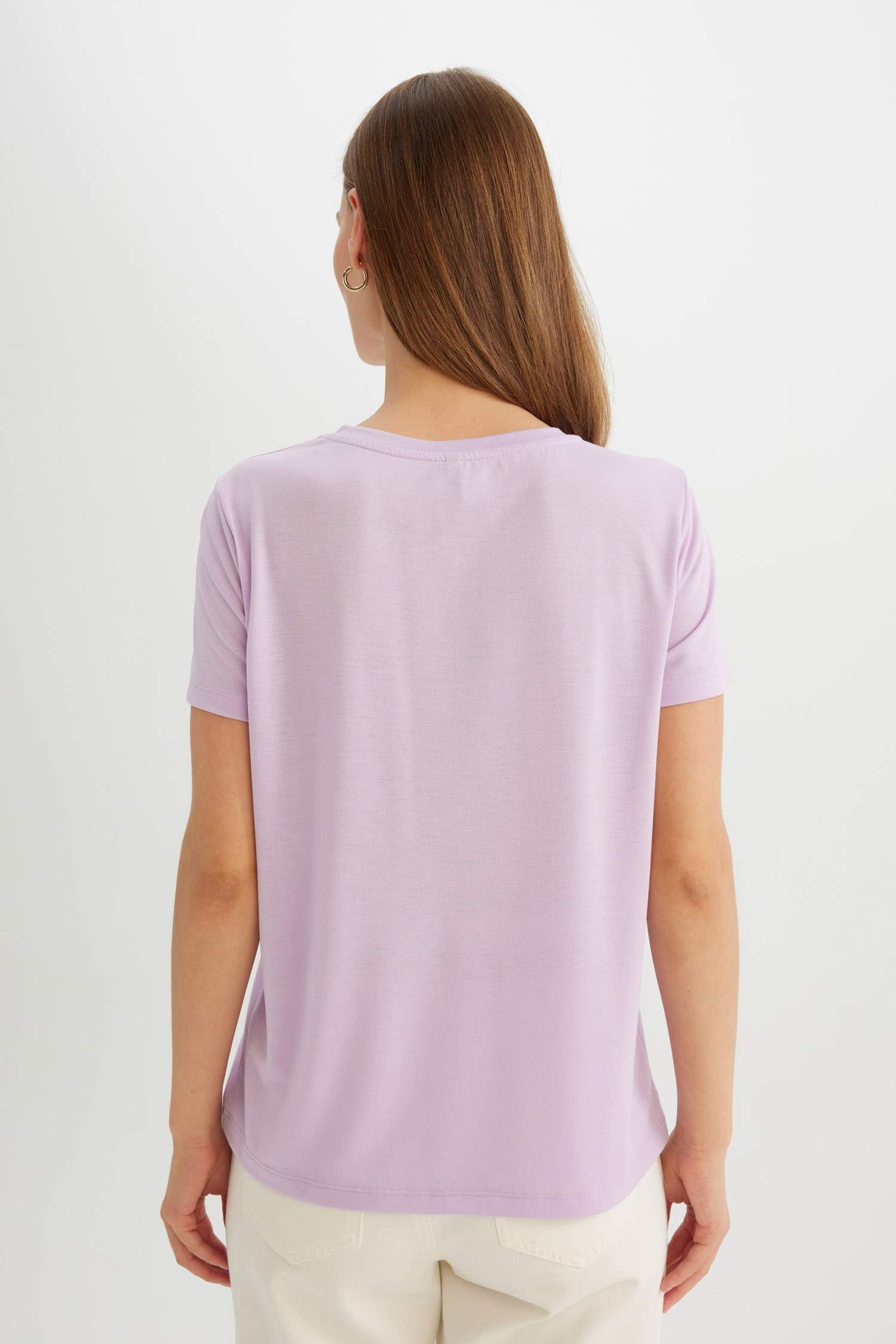 T-Shirt imprimé Coupe Régulière Col Ras Du Cou