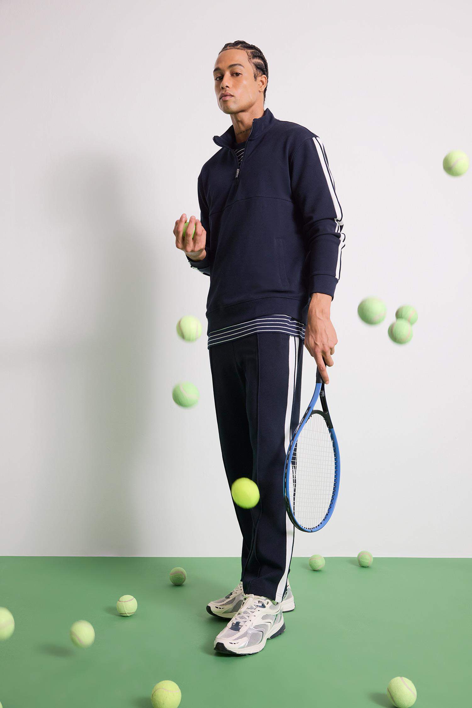 DeFactoFit Standard Fit Elastic Belt Pocketed Jogger Sweatpants