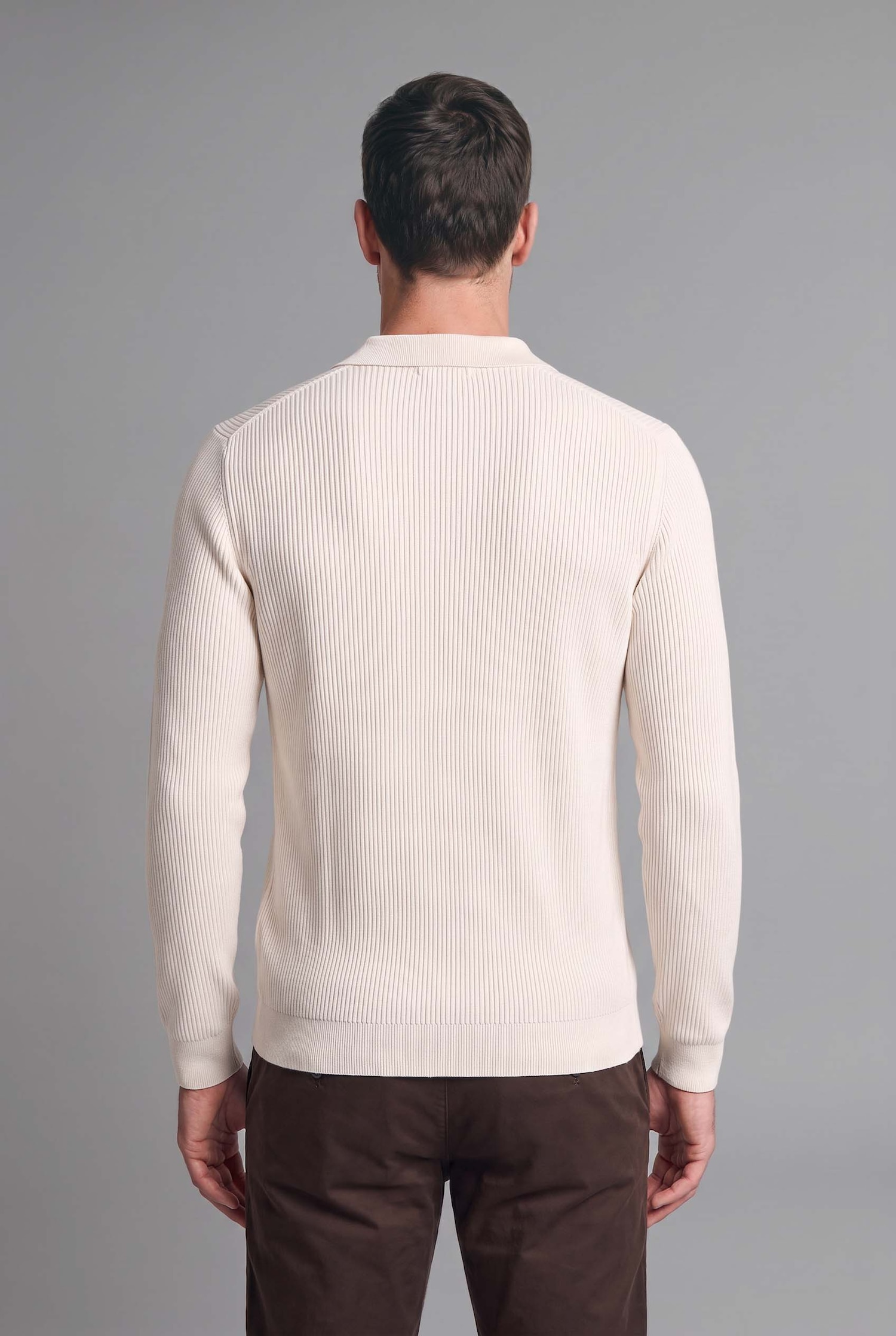 DeFacto Polo Yaka Basic Kazak görsel 4