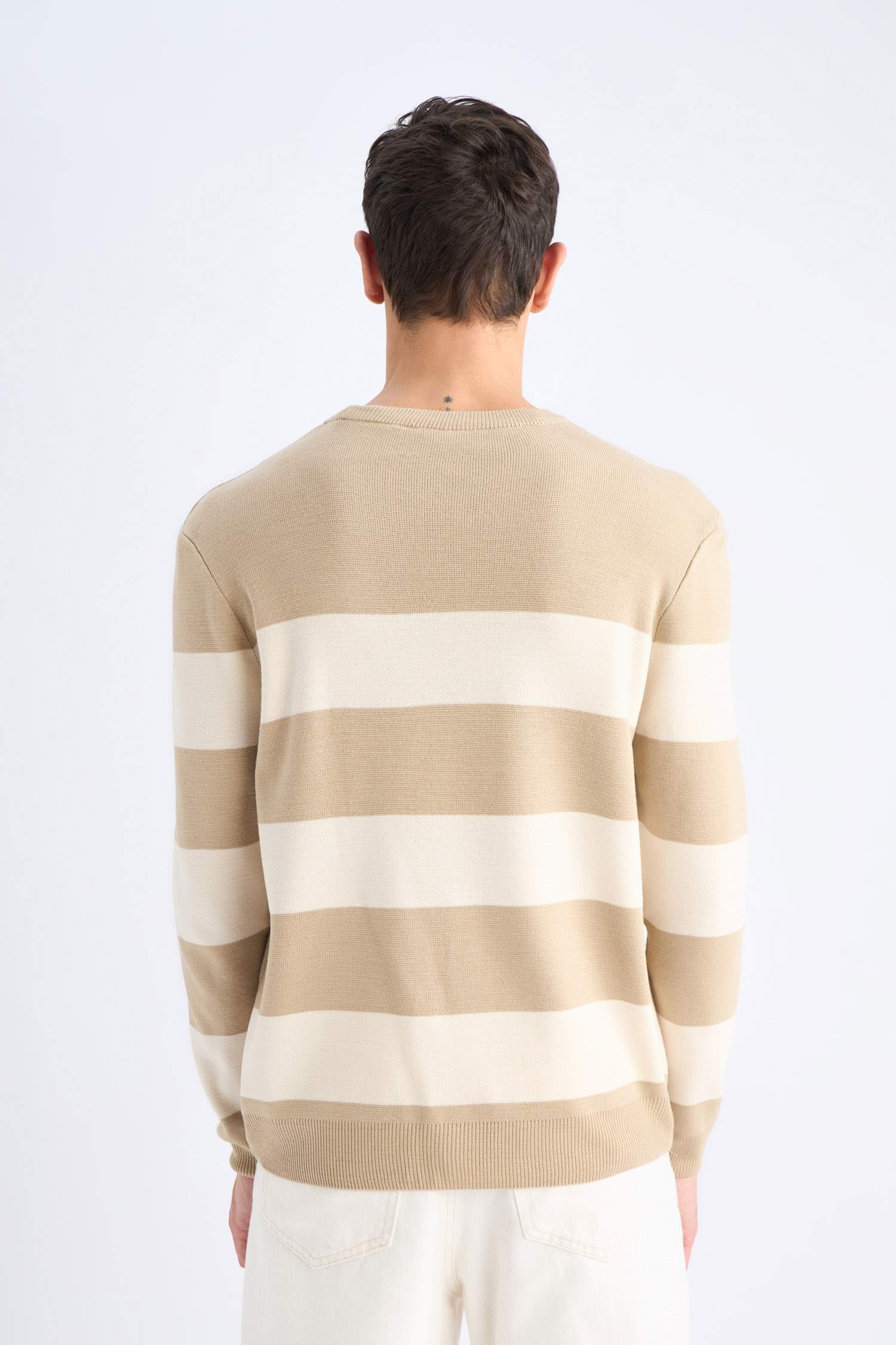 Standart Fit Bisiklet Yaka Triko Kazak