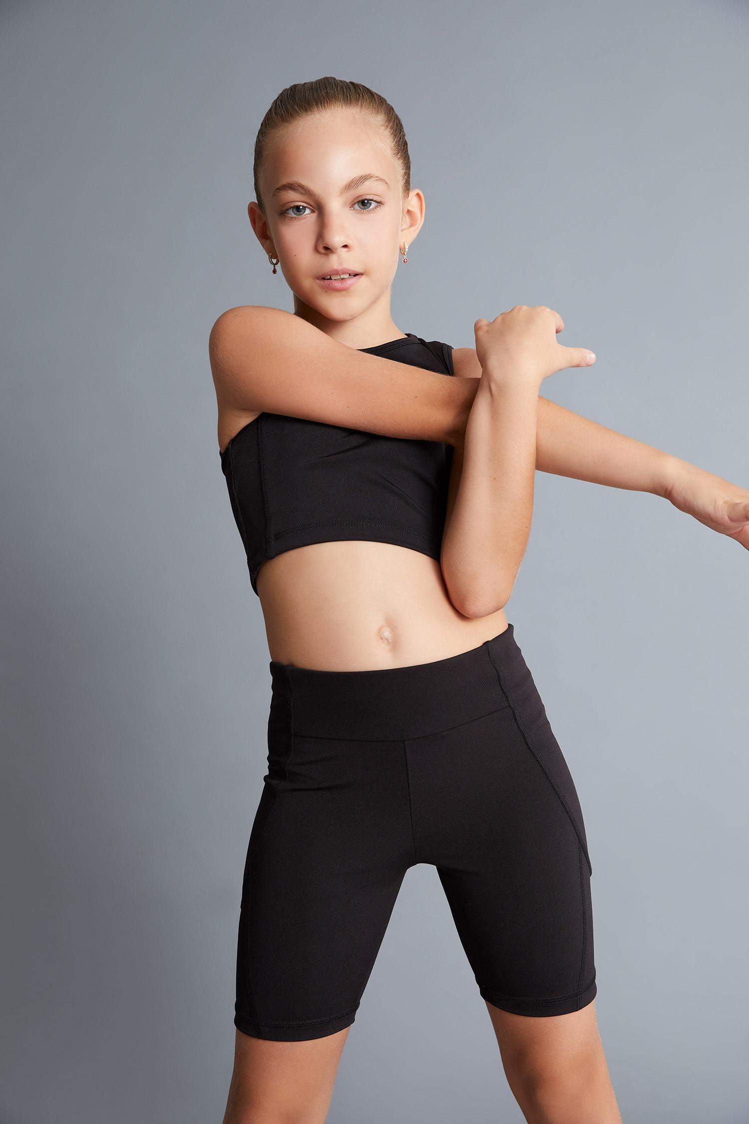 Girl Biker Short Leggings