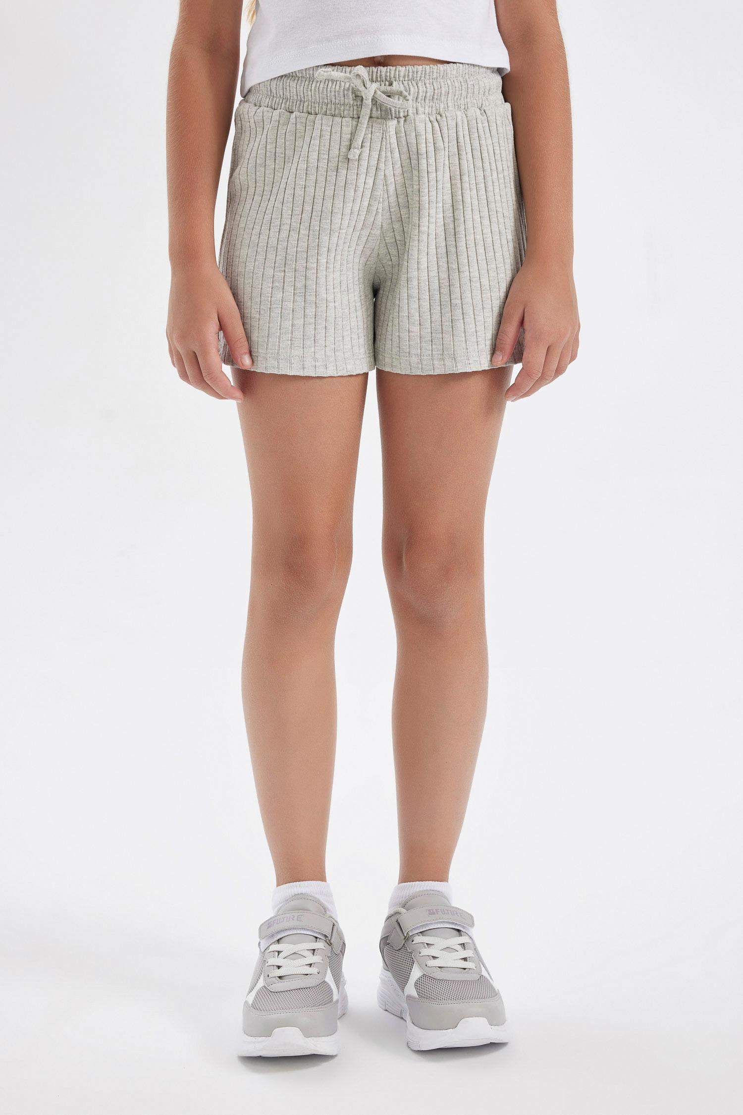 Girl Ribbed Camisole Shorts