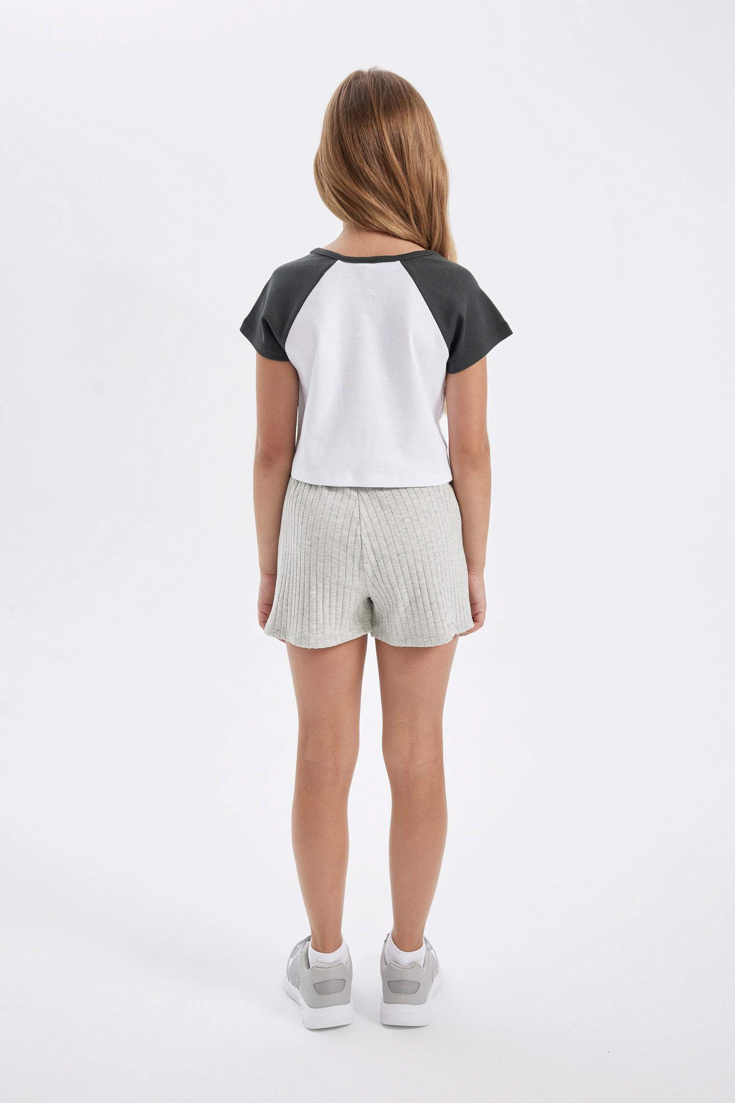 Girl Ribbed Camisole Shorts