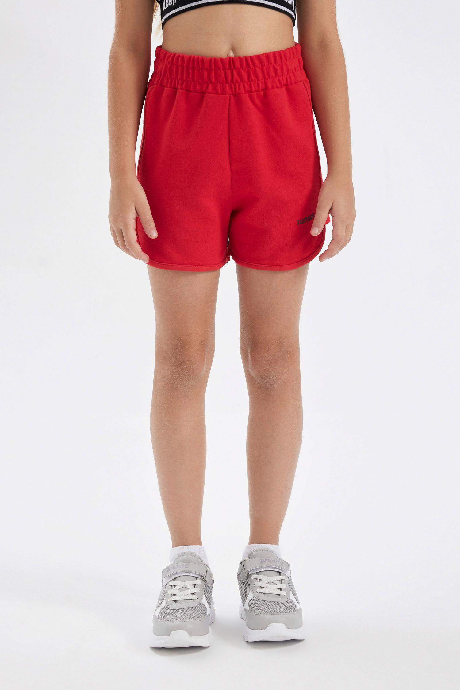 Kız Çocuk Baskılı Şort