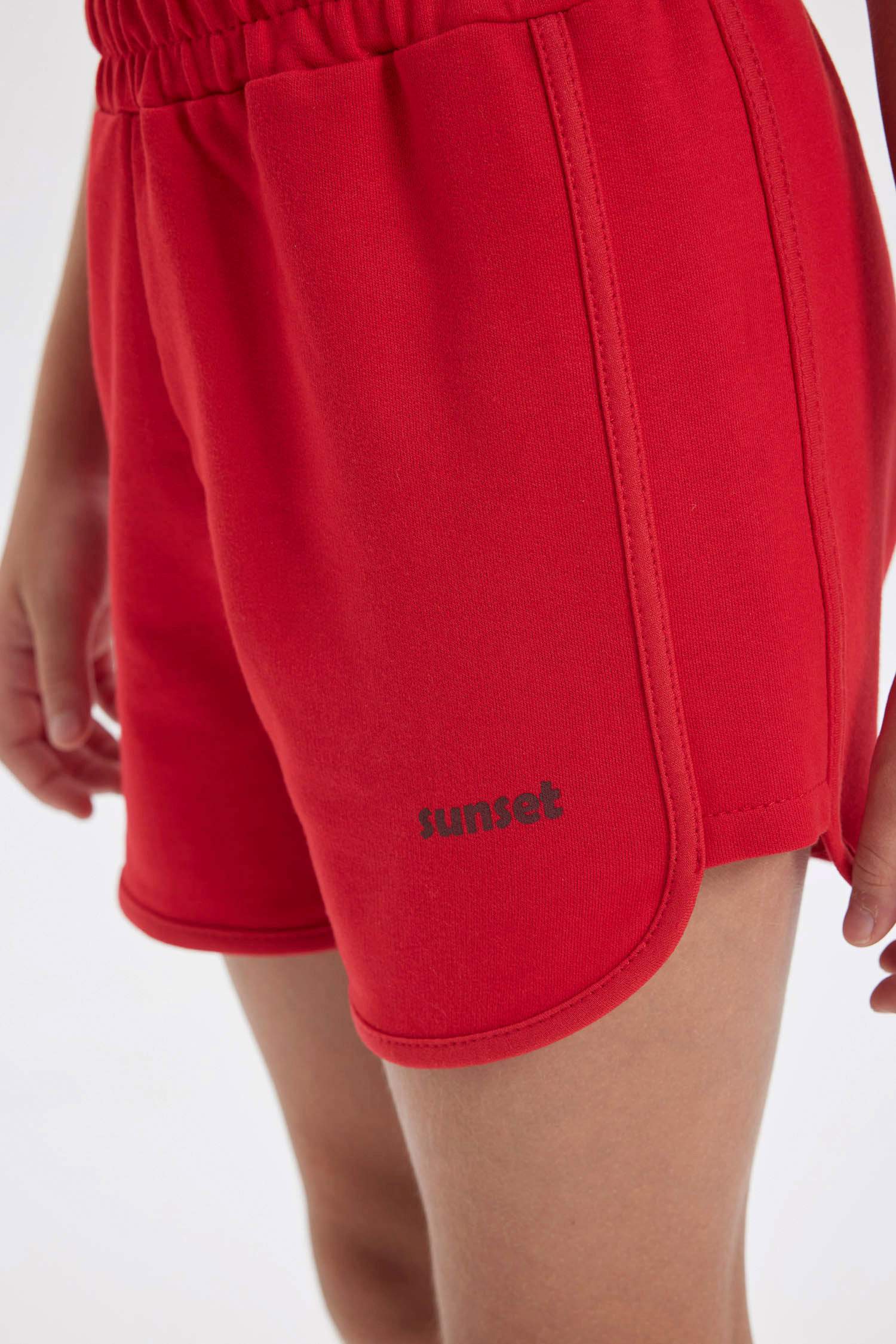 Kız Çocuk Baskılı Şort