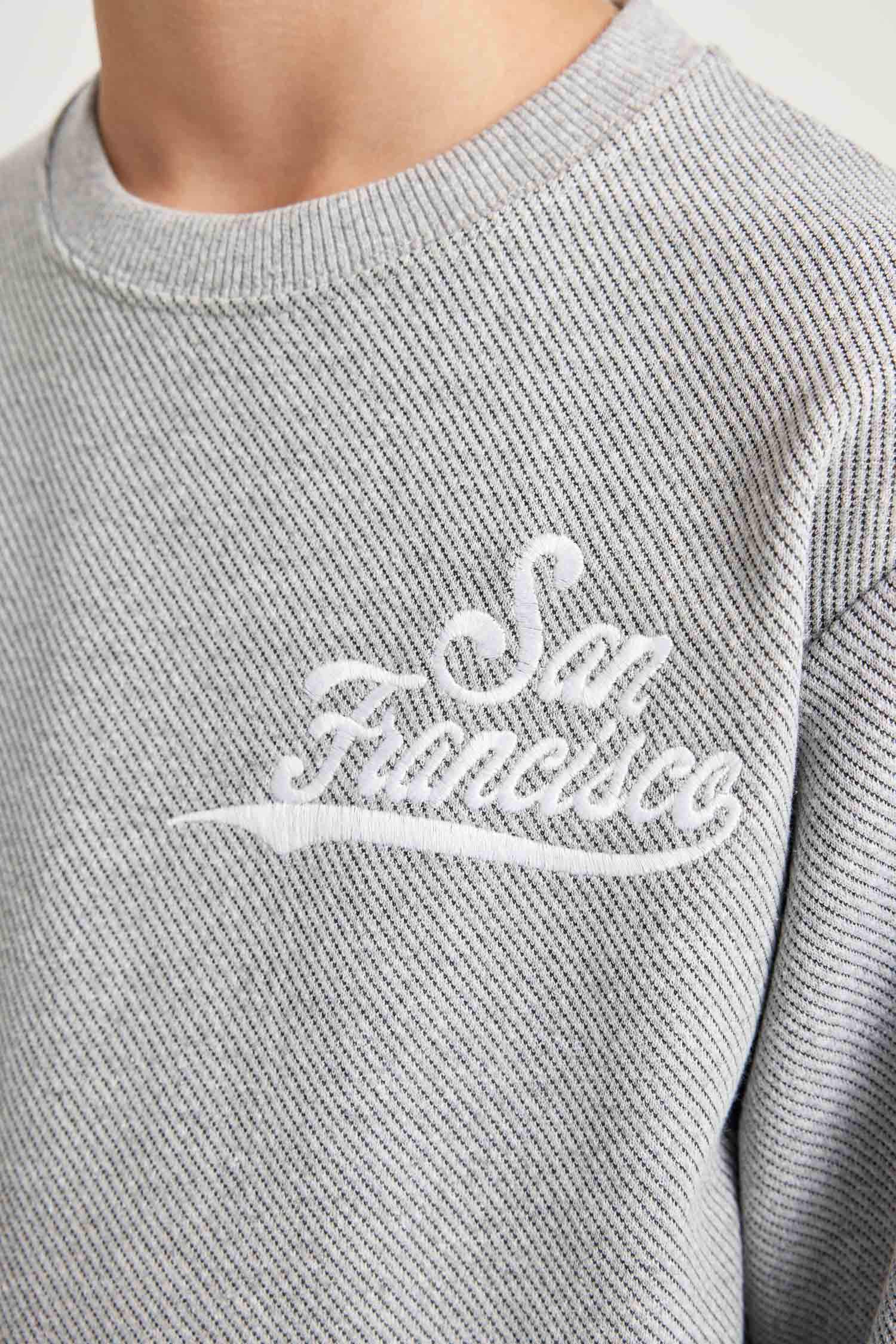 Boy Printed Sweatshirt Sweatpants 2 Piece Set