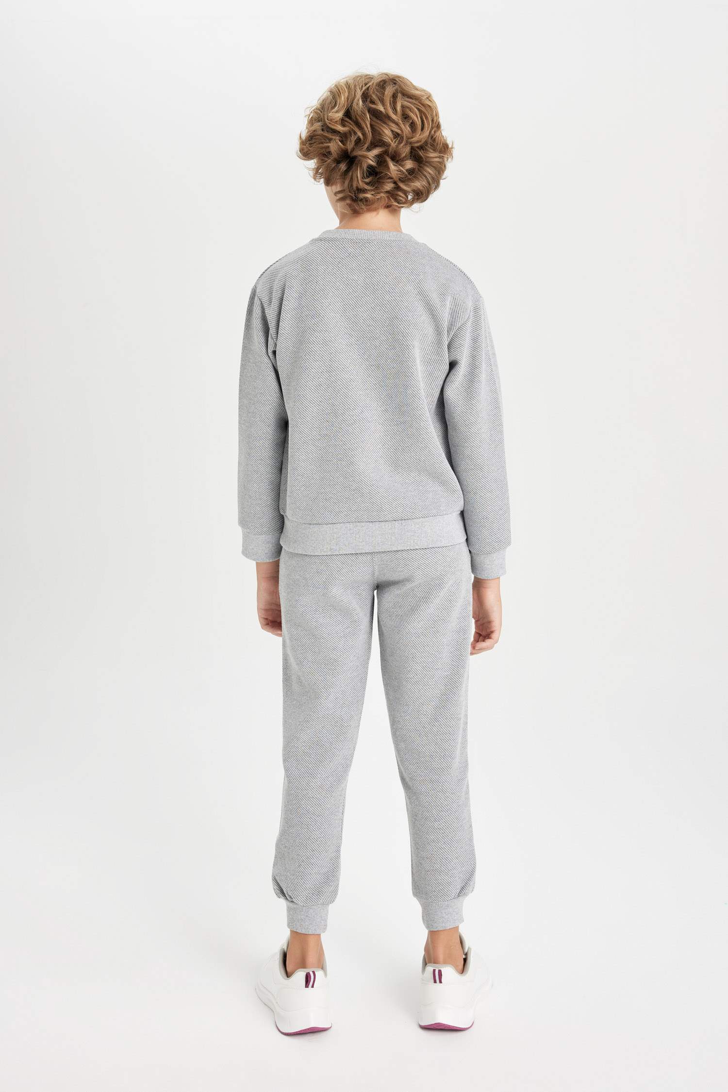 Boy Printed Sweatshirt Sweatpants 2 Piece Set