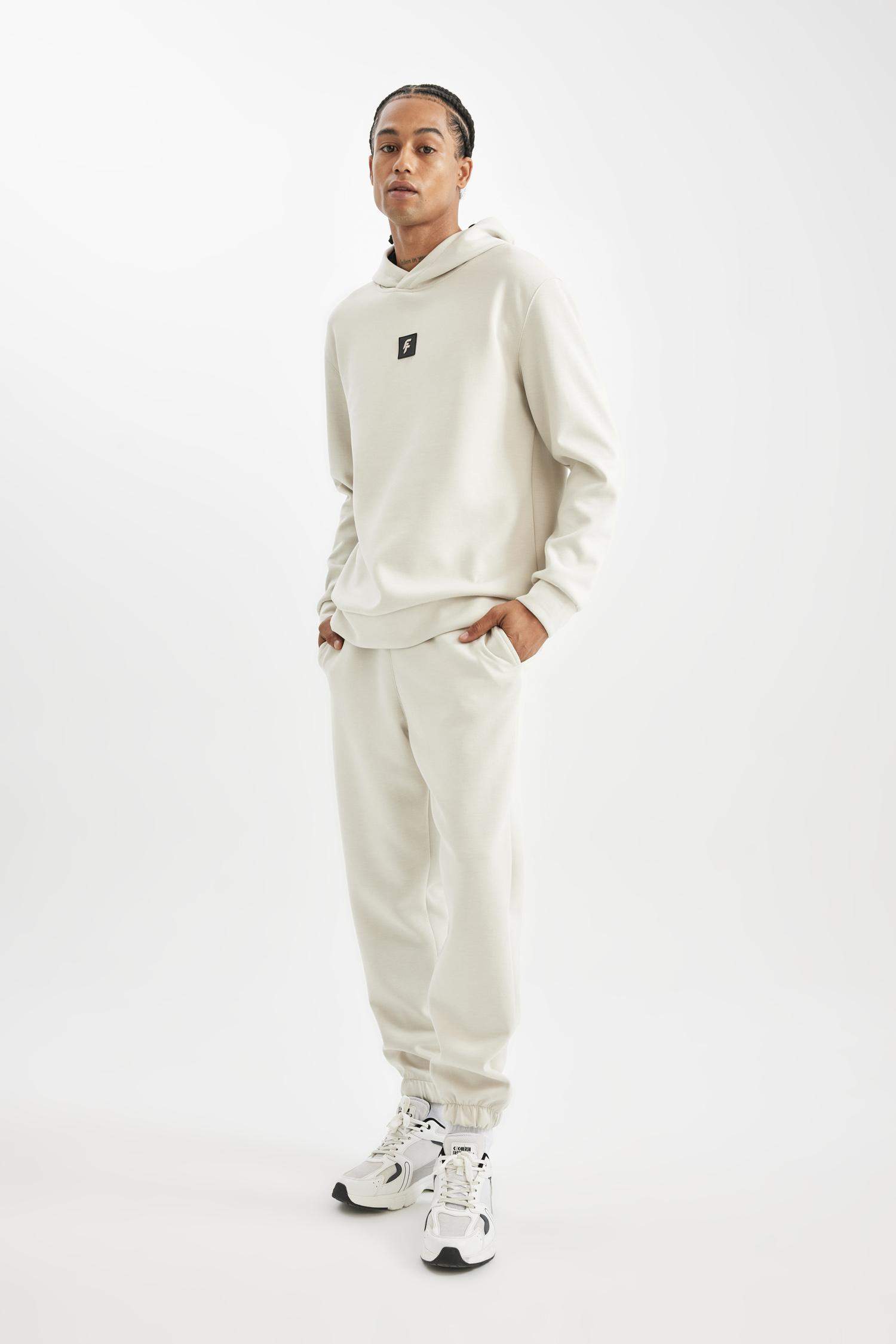 بنطلون سويت بانتس جوجر رياضي قصة عادية من DeFactoFit