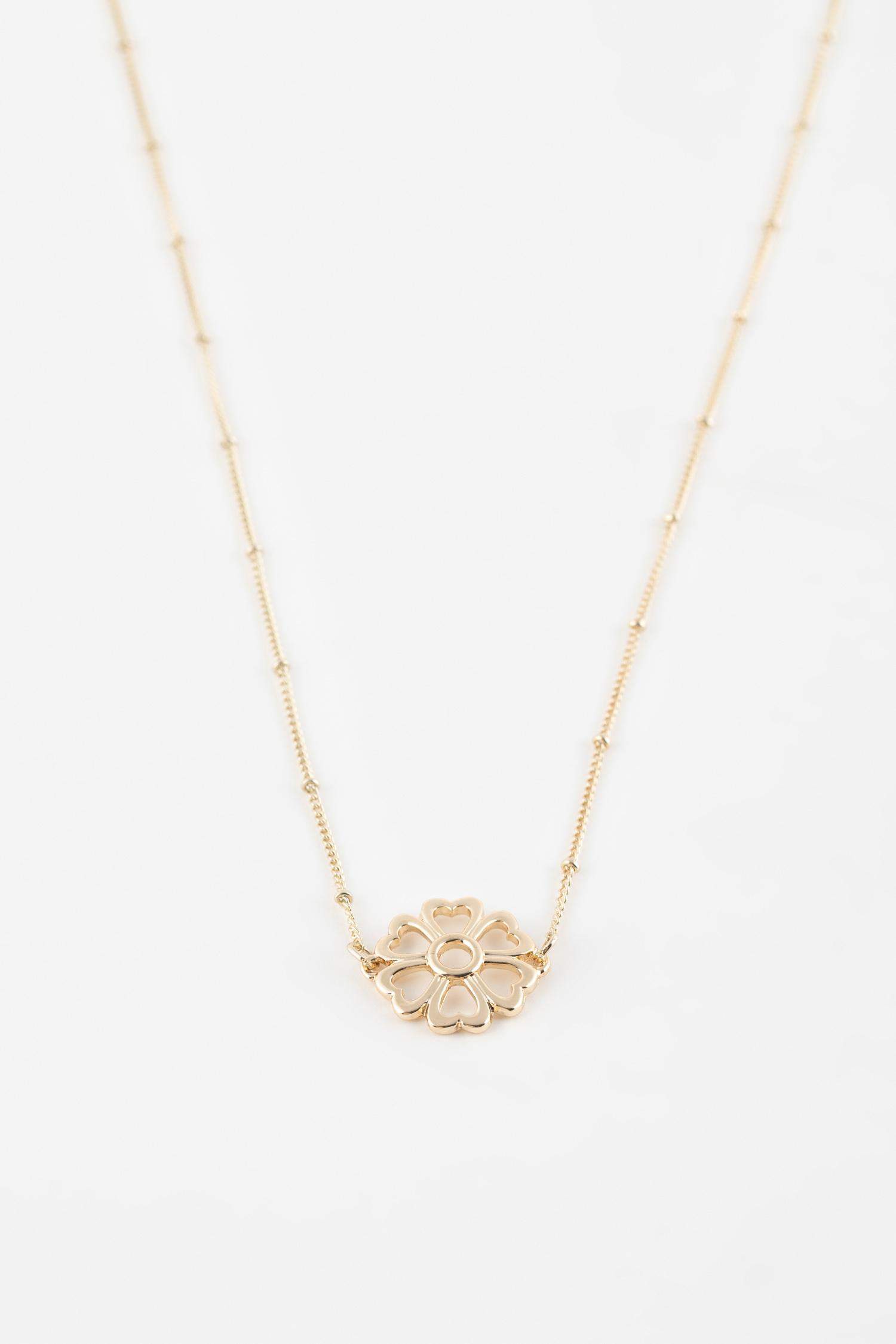 Declara x DeFacto Çiçekli Gold Bel Zinciri