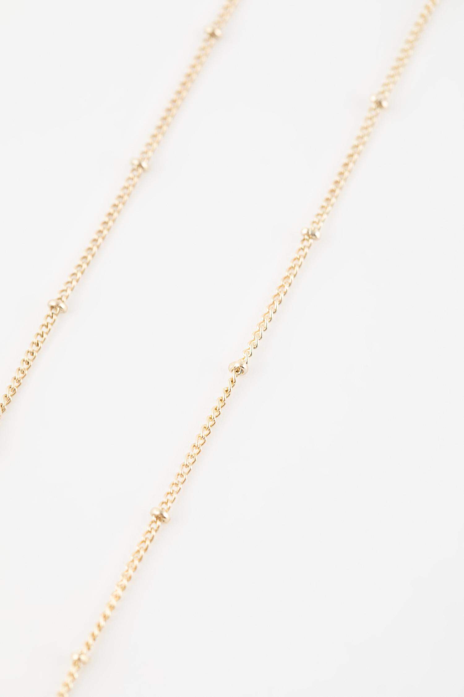 Declara x DeFacto Çiçekli Gold Bel Zinciri