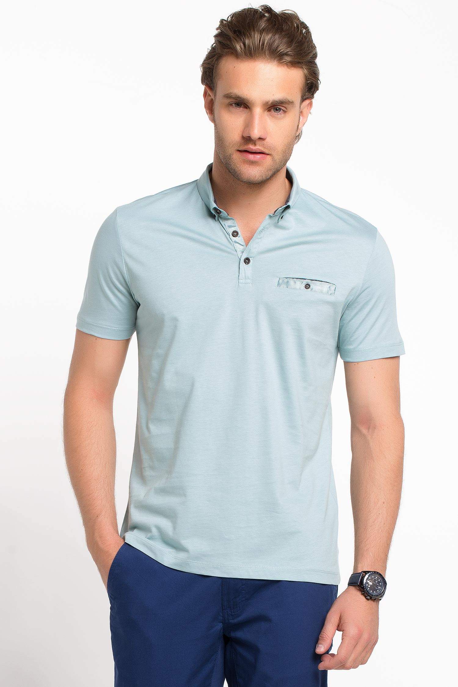 Defacto Merserize Polo T-shirt. 1
