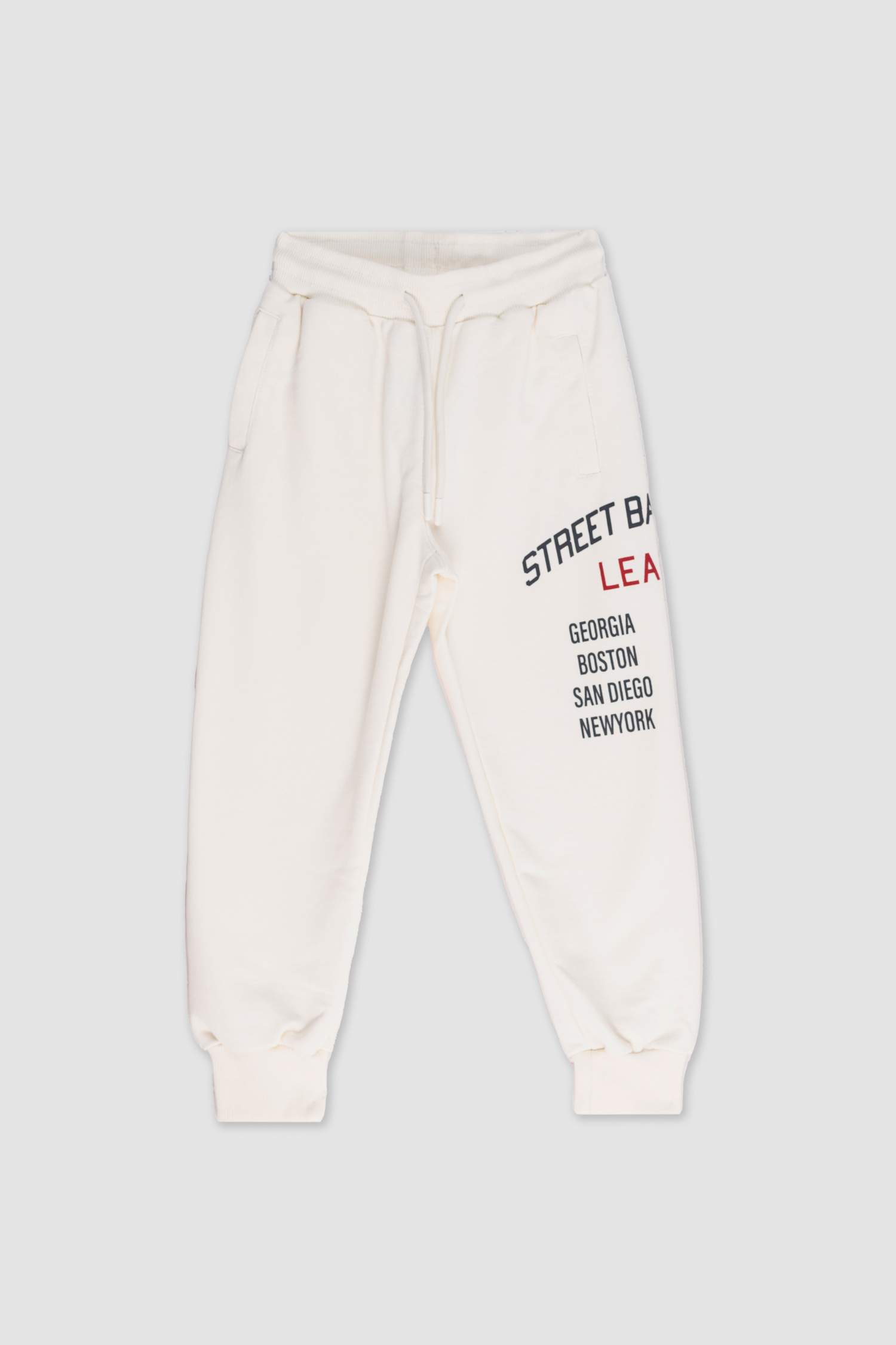 Erkek Çocuk Beli Lastikli Baskılı Eşofman Altı